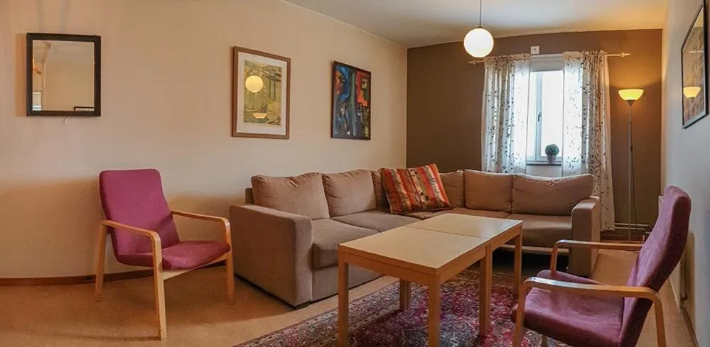 Communal lounge/ TV room in Svefi Vandrarhem - Hostel