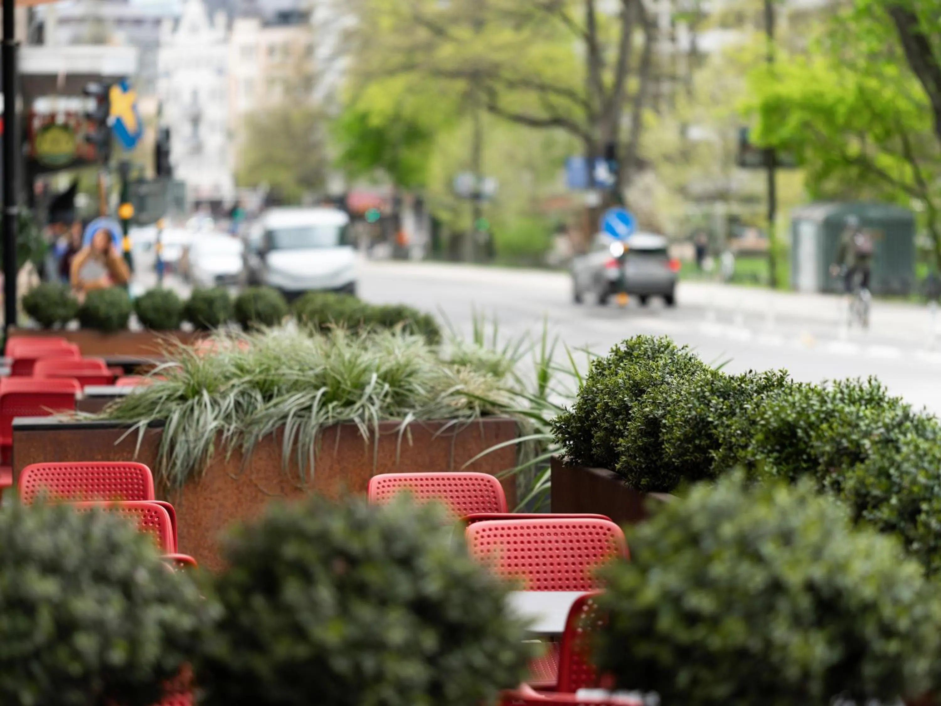Street view in Elite Eden Park Hotel