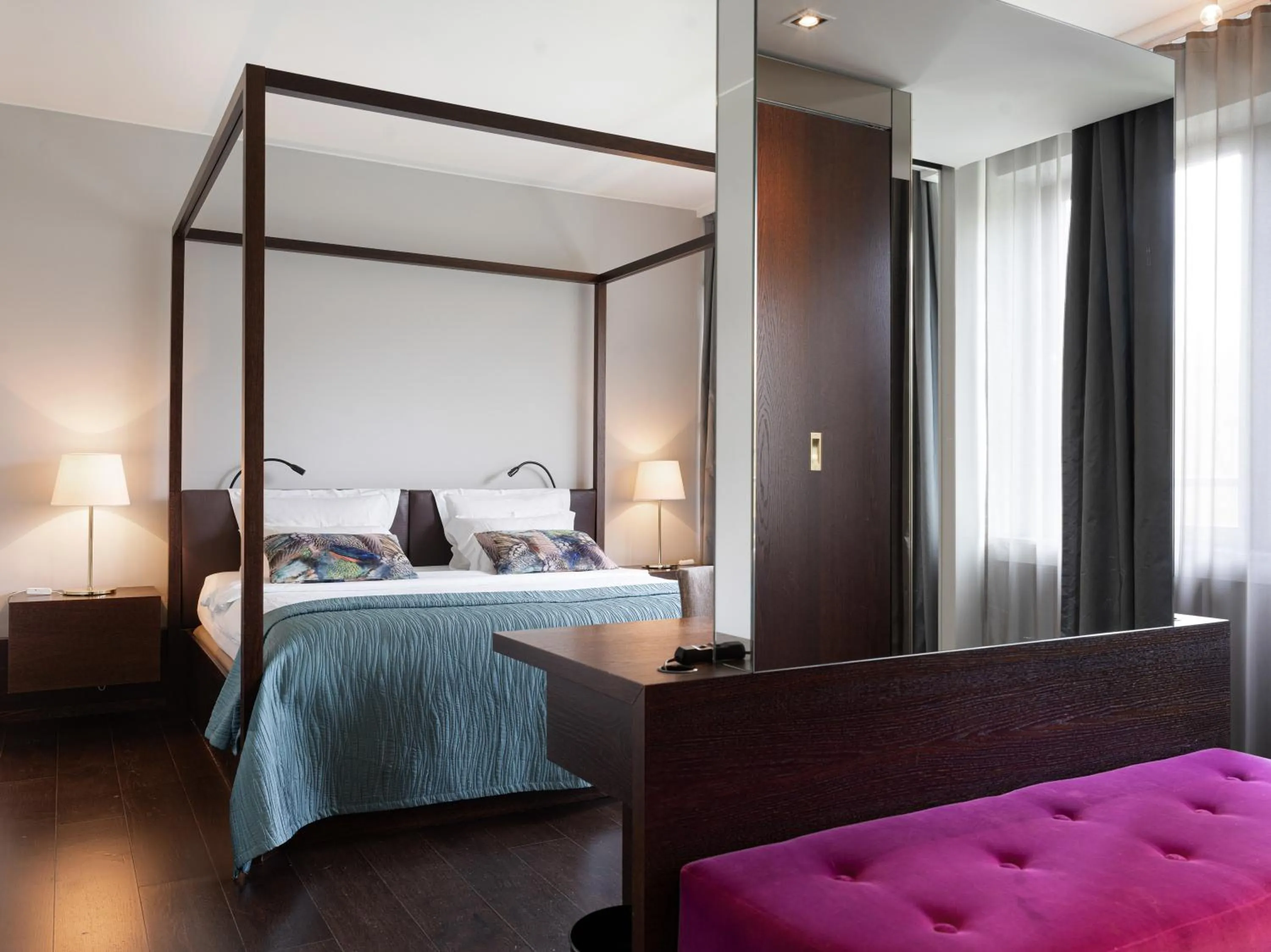 Bedroom, Bed in Elite Eden Park Hotel