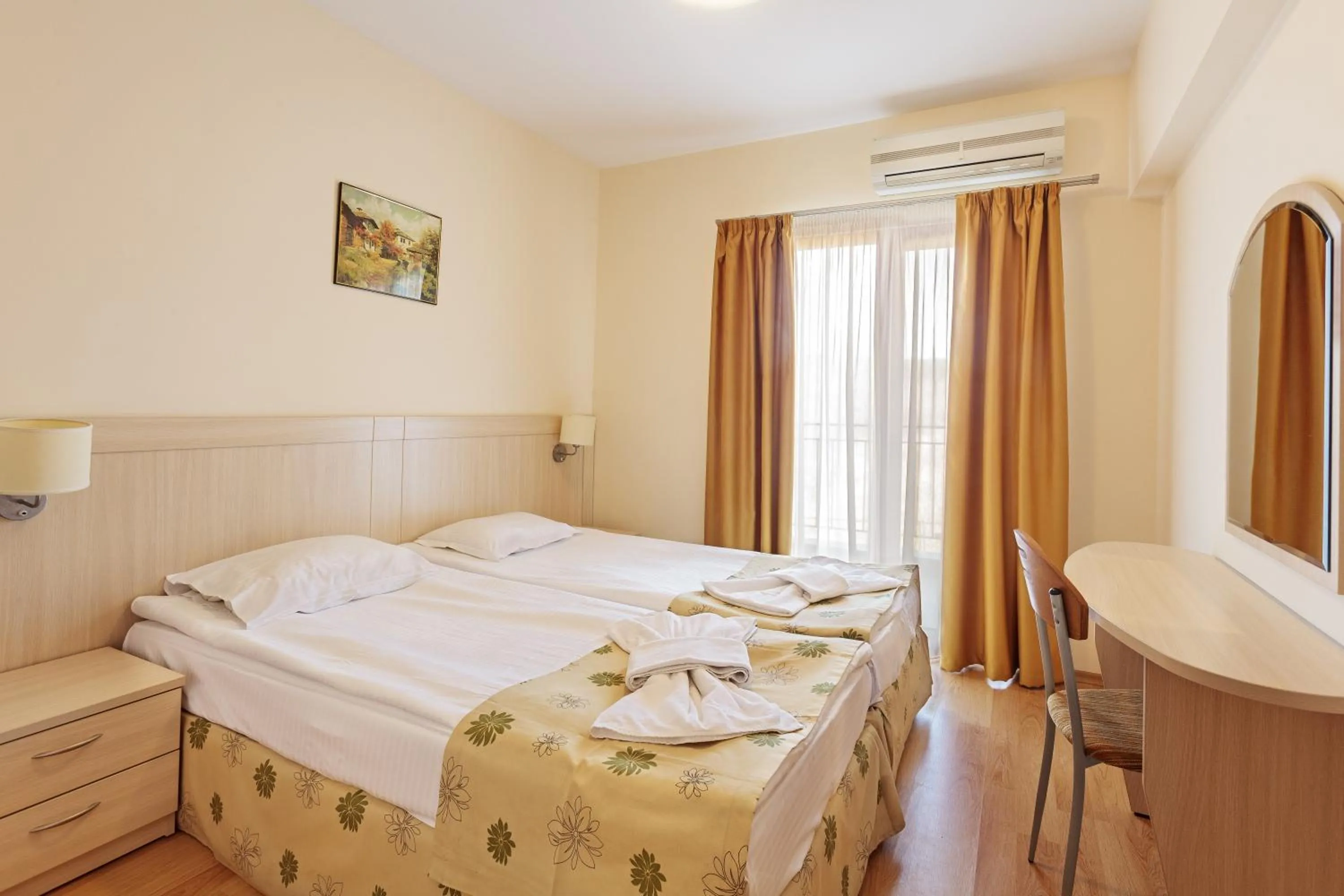 Bed in Serena Residence Aparthotel