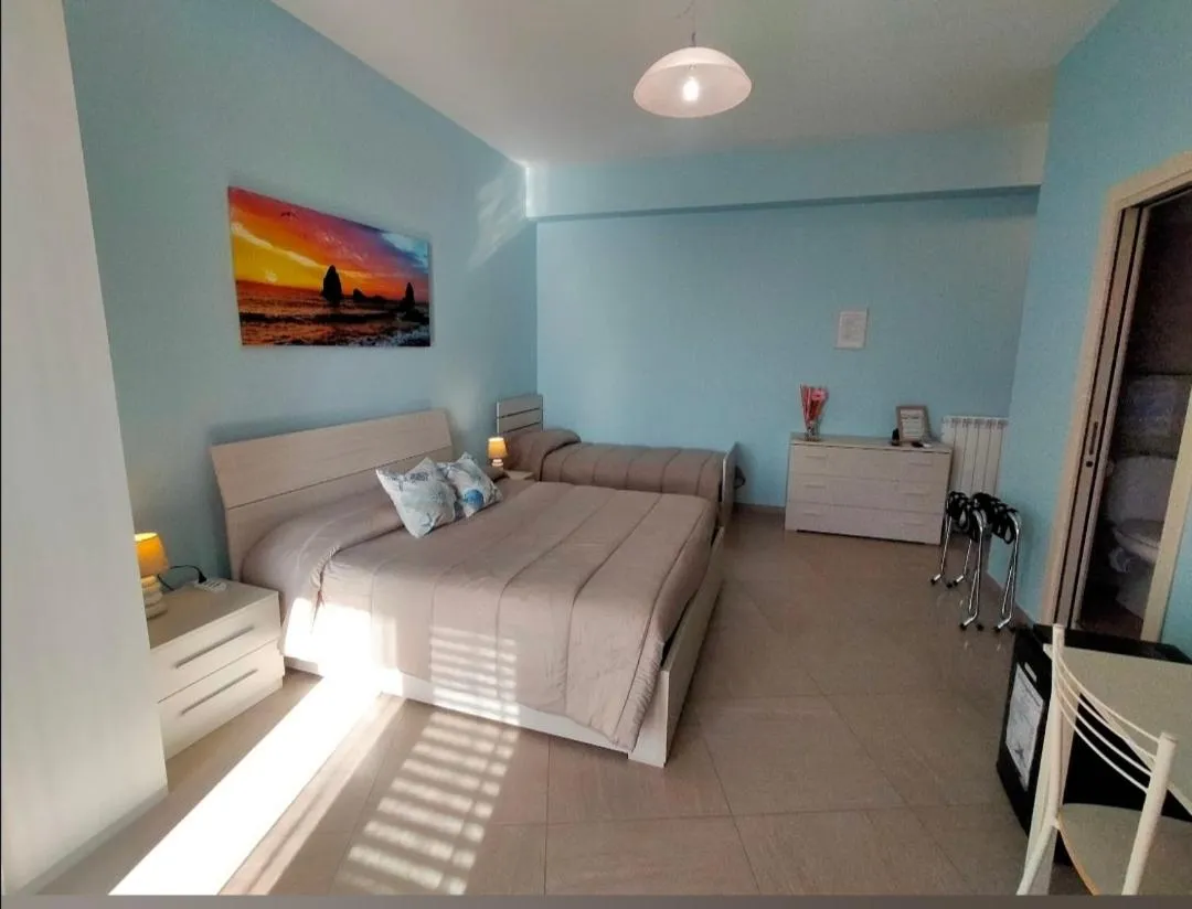 Bed in B&B la spiaggetta di Stazzo