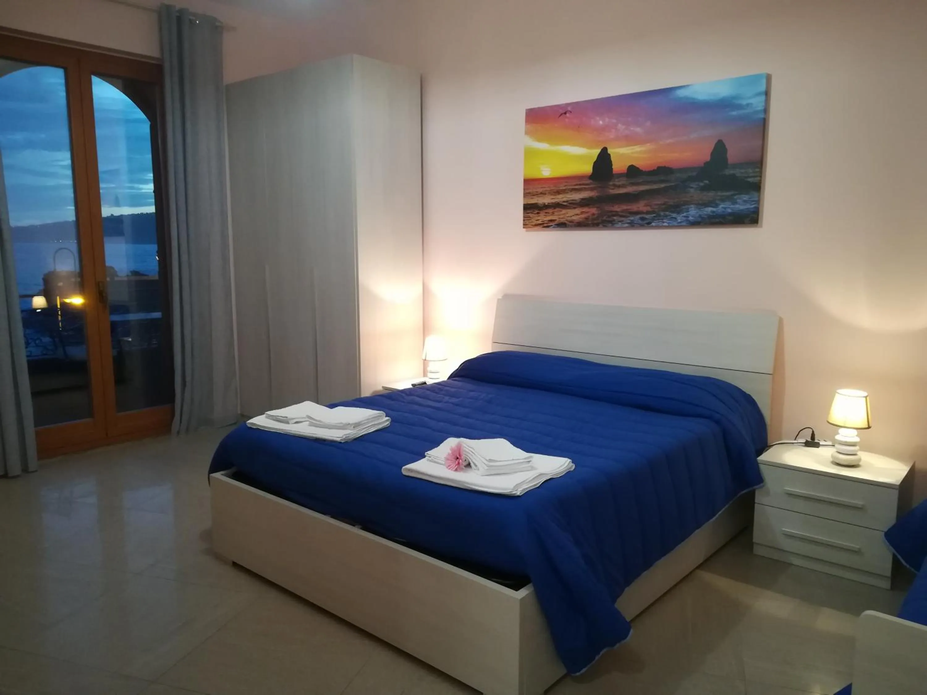 Bed in B&B la spiaggetta di Stazzo