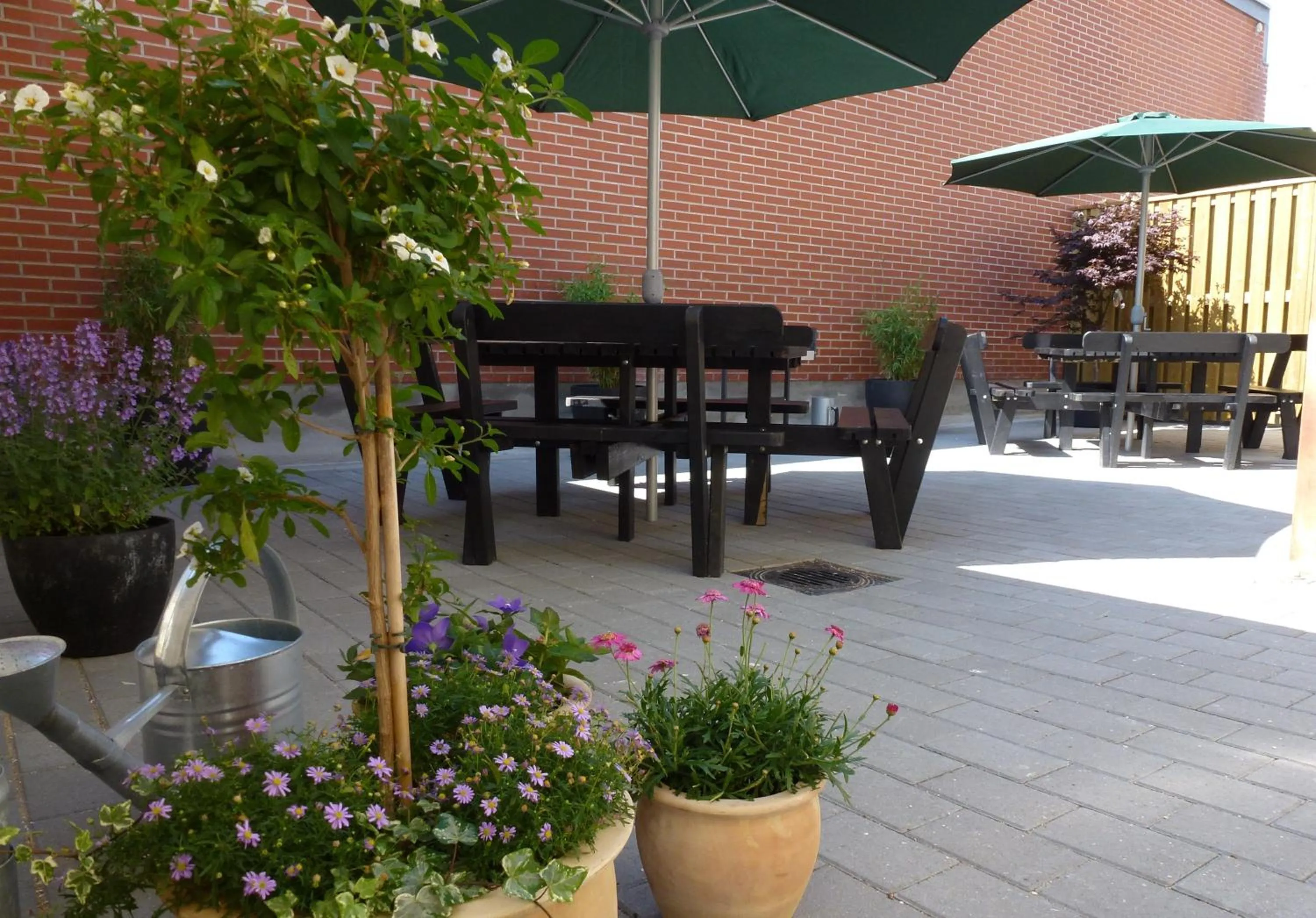 Patio in Danhostel Frederikshavn City