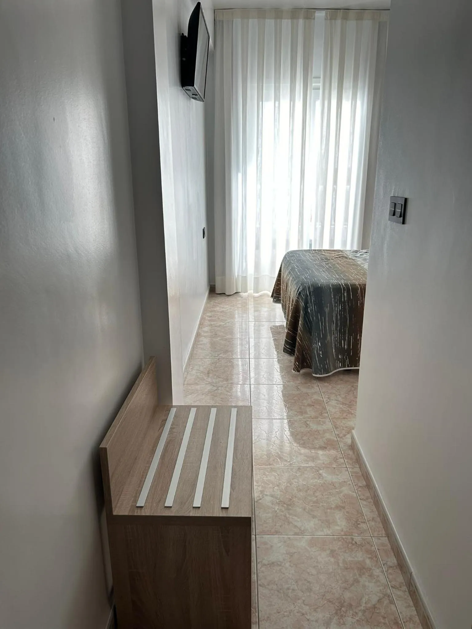 Bed in Hostal Juan Carlos