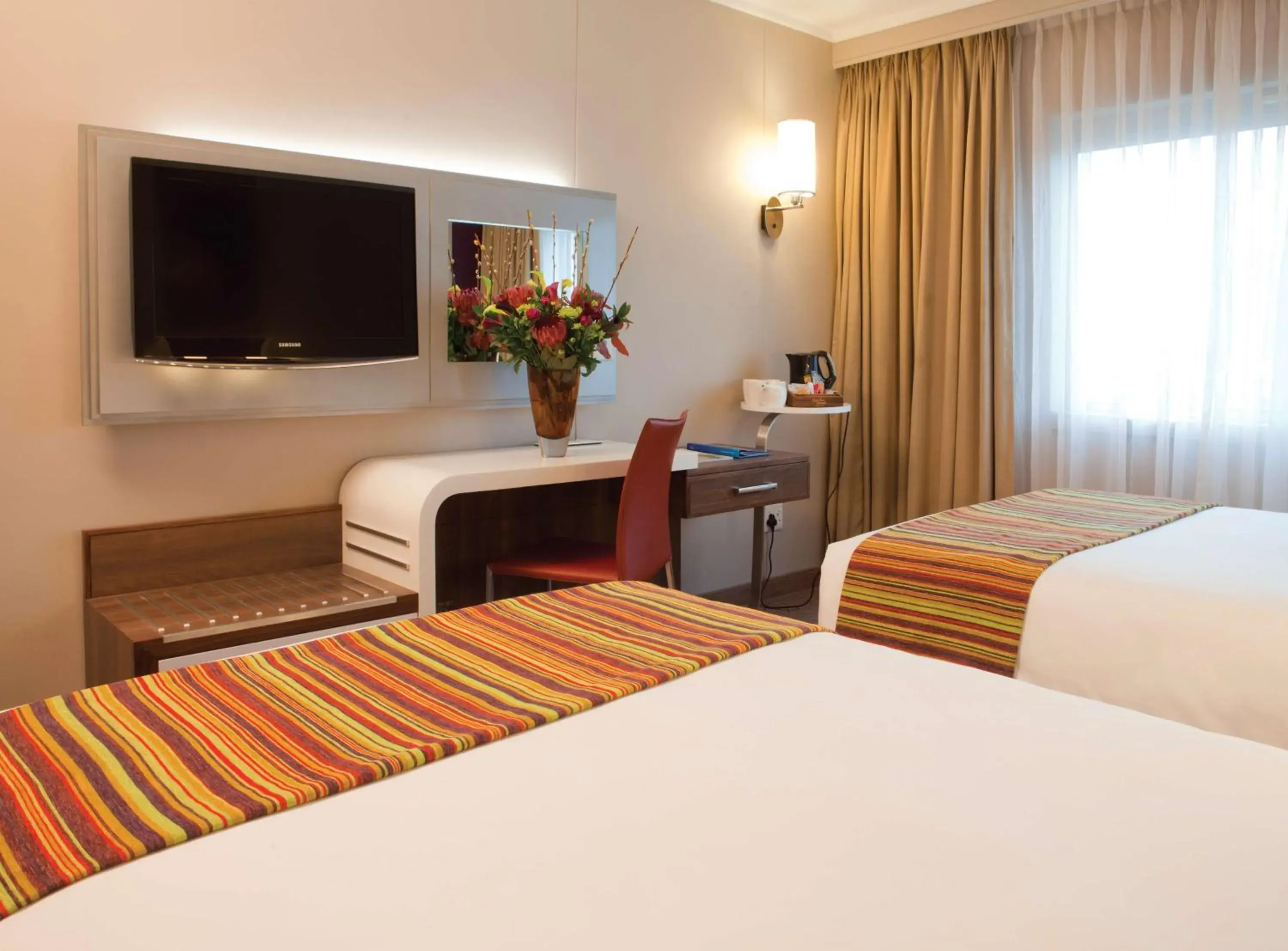 Standard Double Room with 2 Double Beds - Smoking in Garden Court Sandton City Standard Double Room with 2 Double Beds - Smoking in Garden Court Sandton City