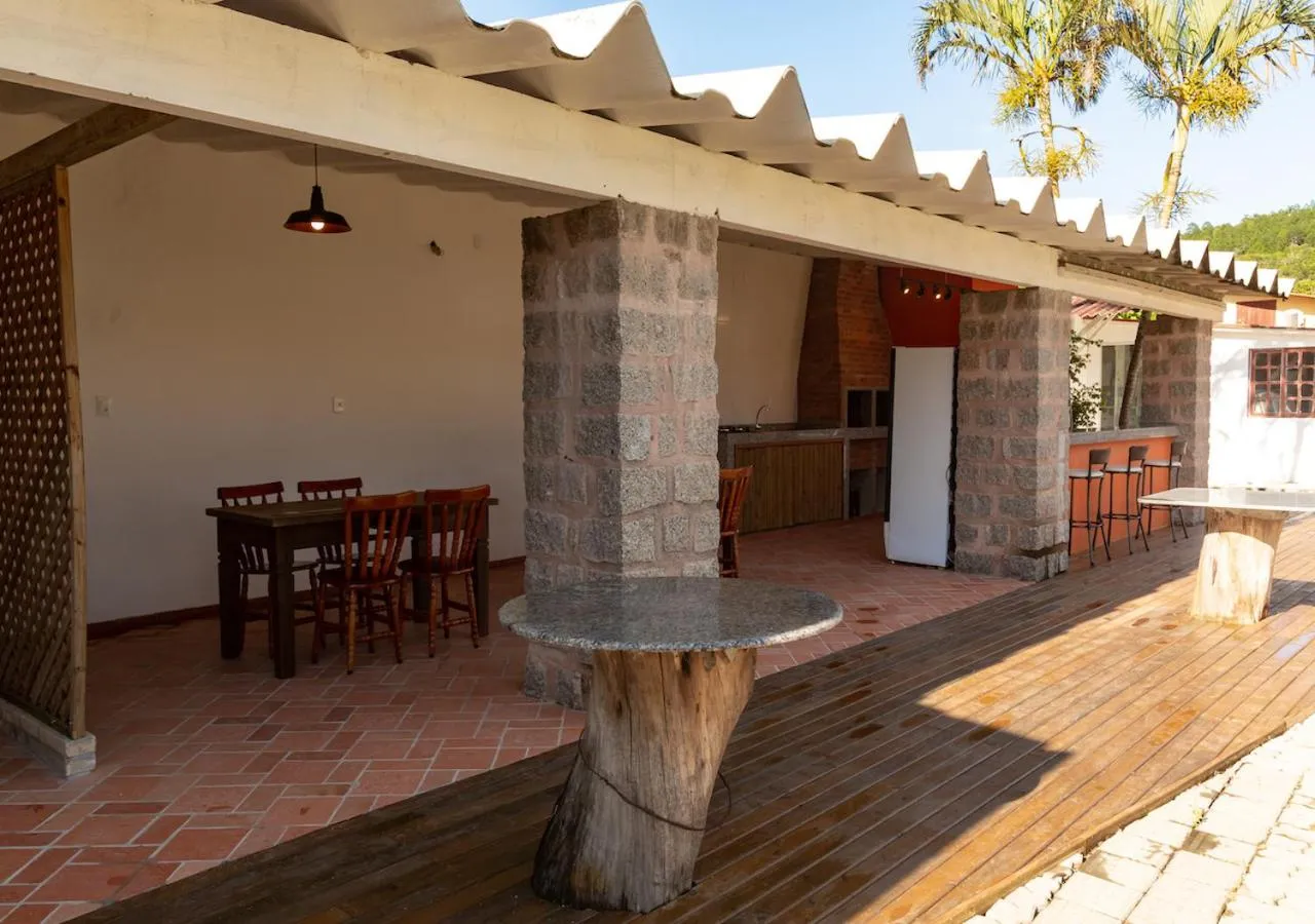 BBQ facilities in Pousada Nossa Senhora de Fatima