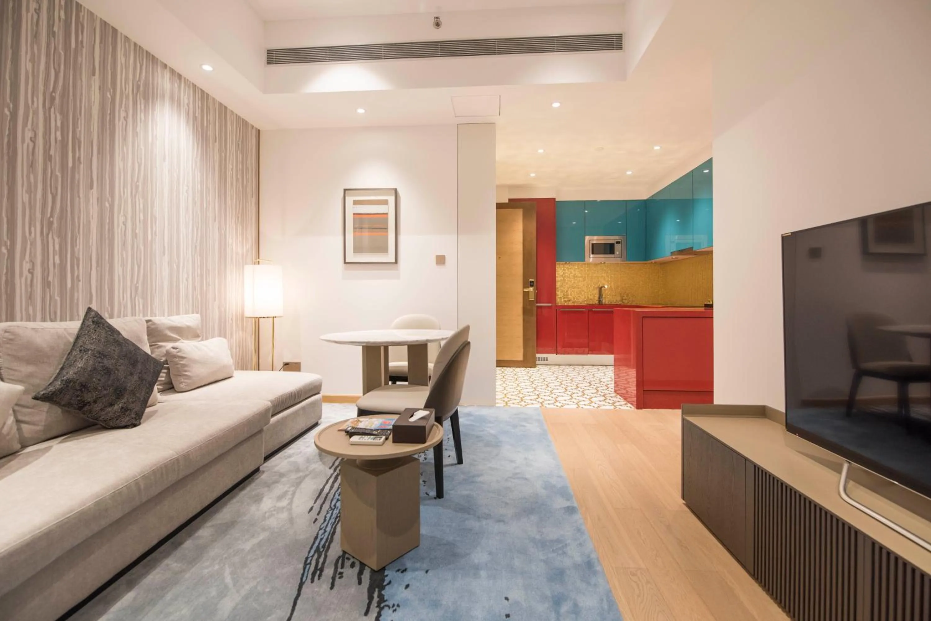 Living room in The Clouds Apartment