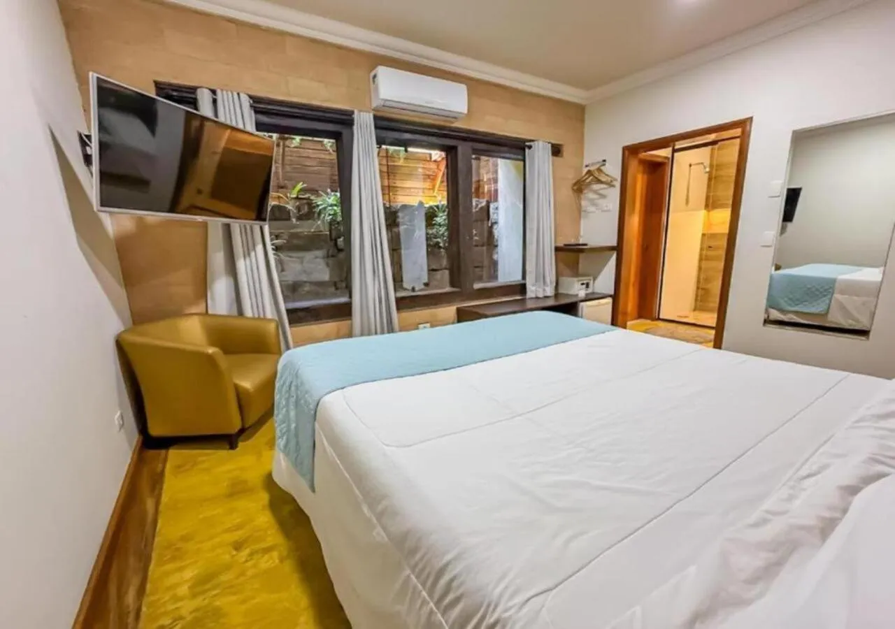 Bedroom, Bed in Pousada Victoria Villa By Nacional Inn - A 800 metros da Vila Capivari