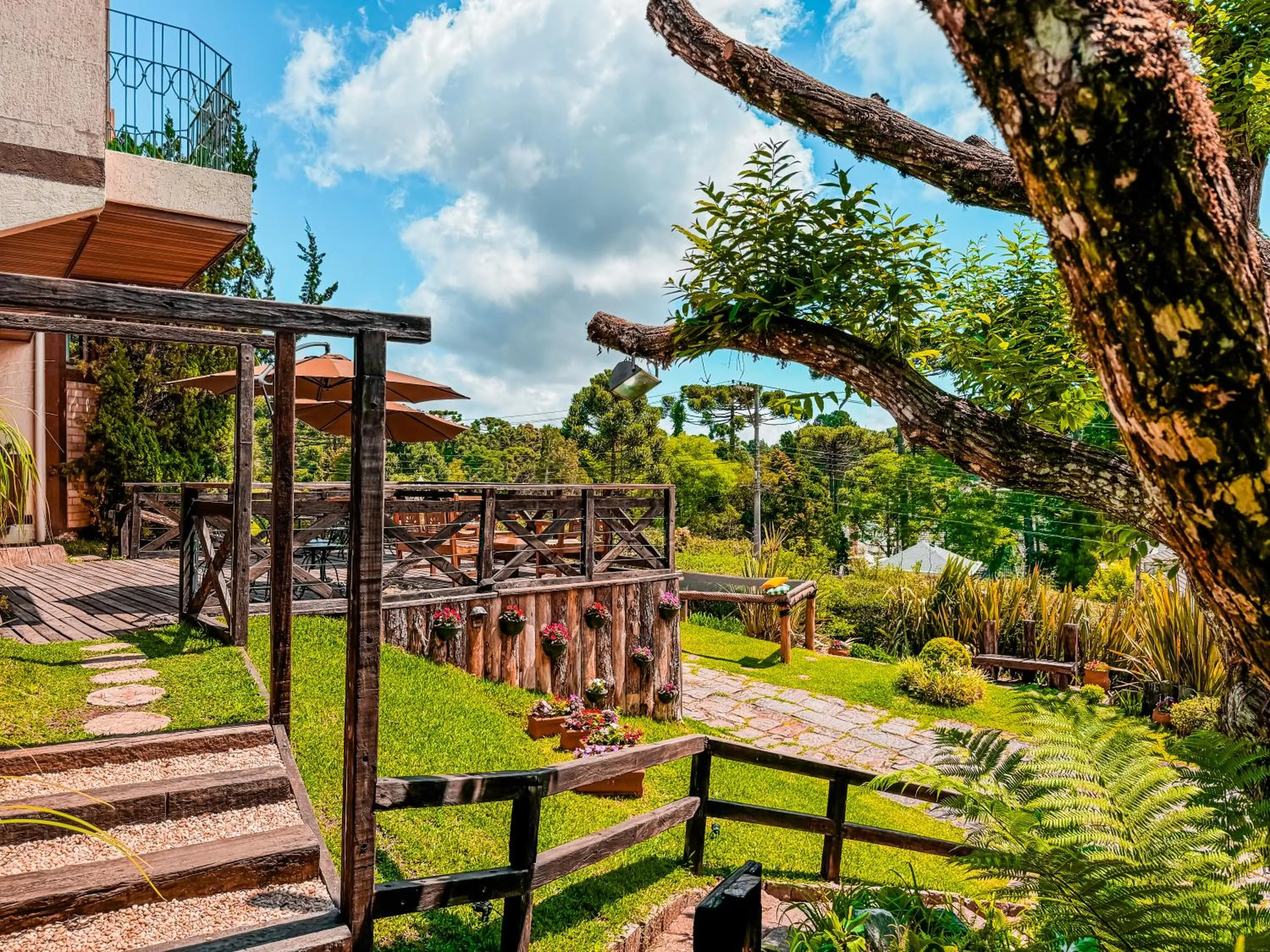 Garden in Pousada Victoria Villa By Nacional Inn - A 800 metros da Vila Capivari