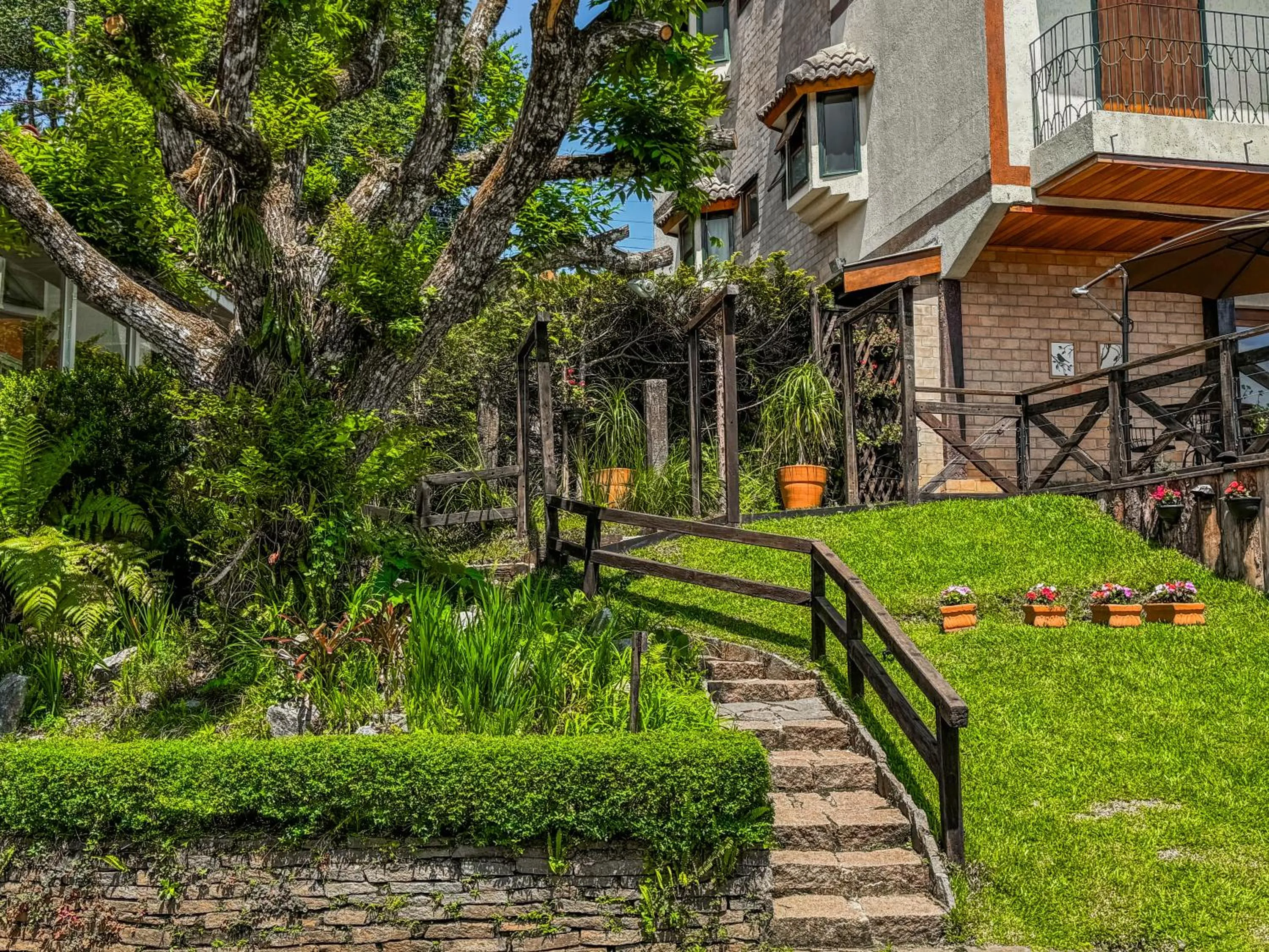 Garden in Pousada Victoria Villa By Nacional Inn - A 800 metros da Vila Capivari
