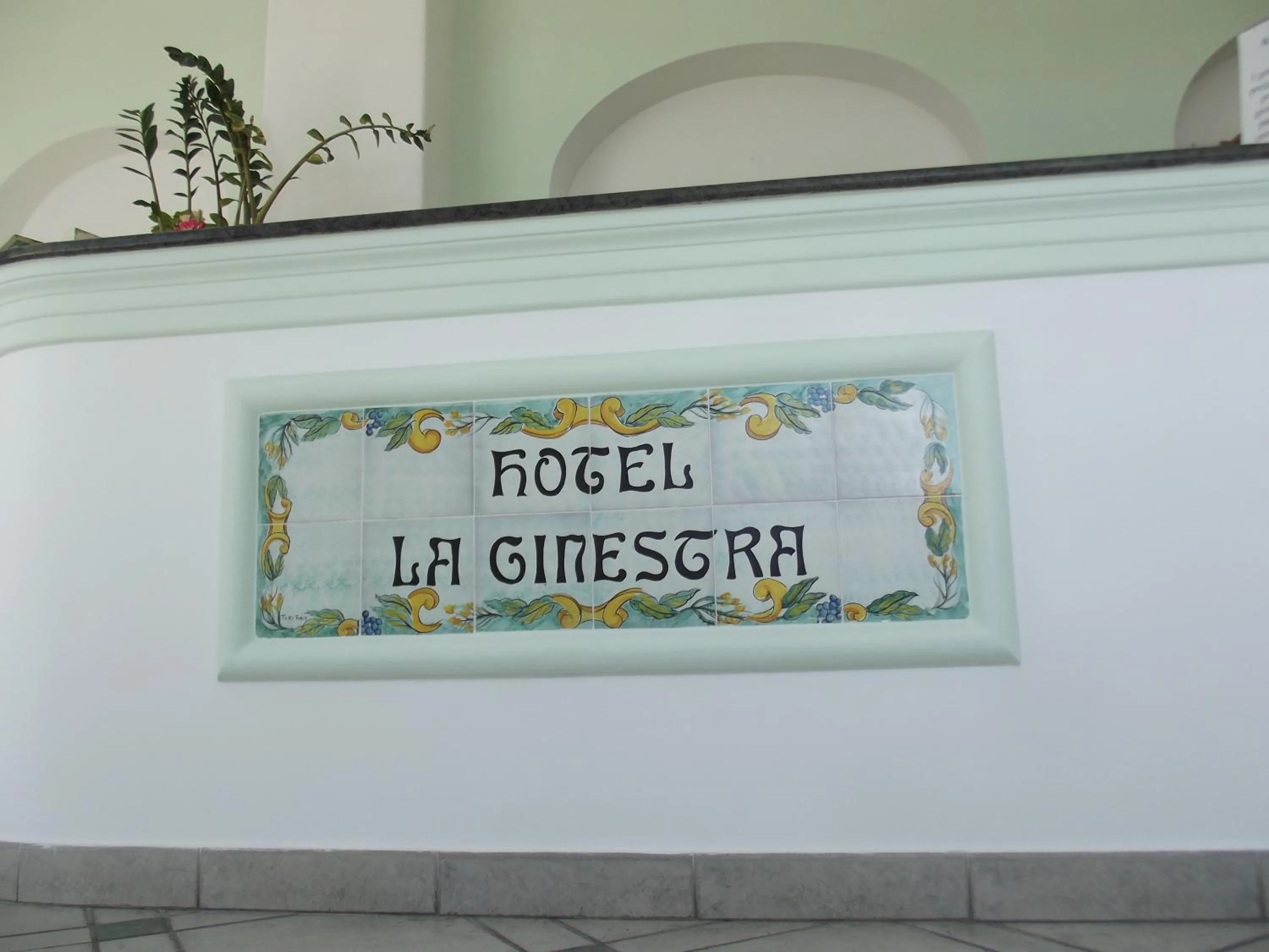Decorative detail in Hotel La Ginestra