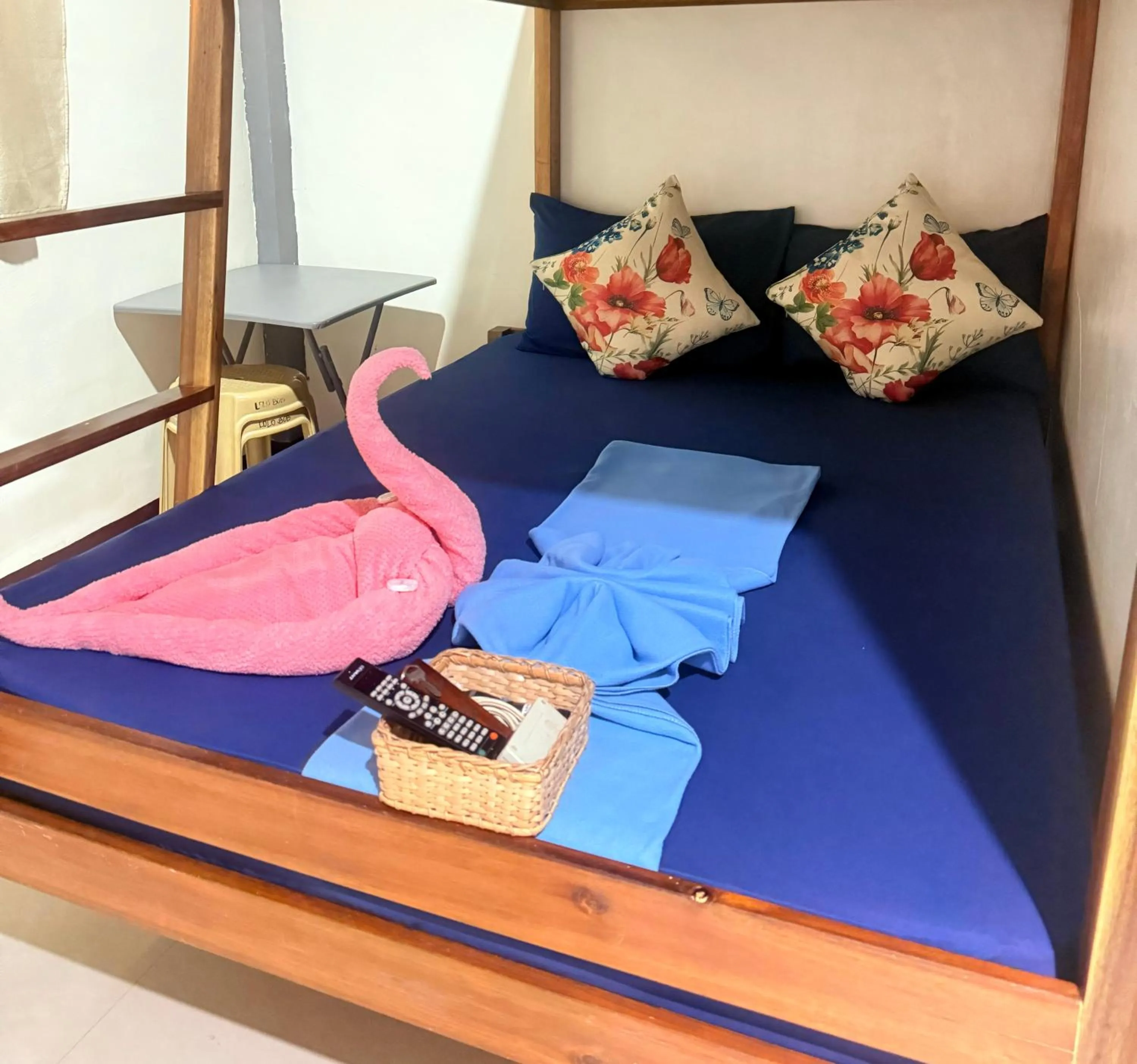 Bed in Lolo Bob's Bed And Breakfast