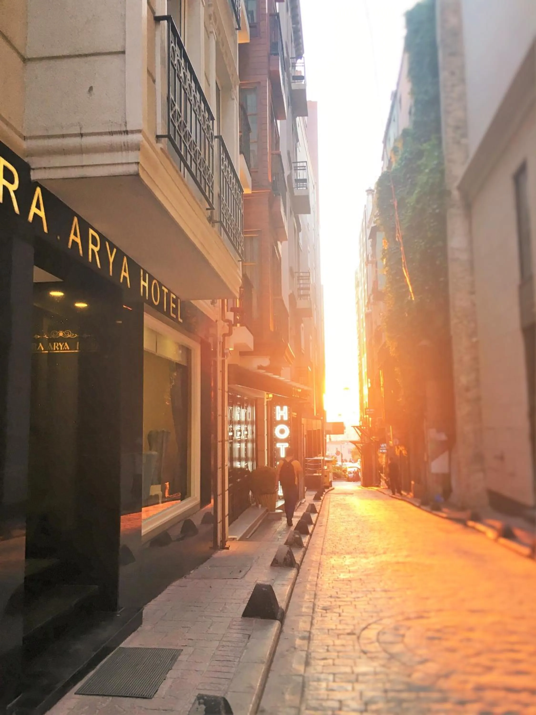 Facade/entrance in Pera Arya Hotel