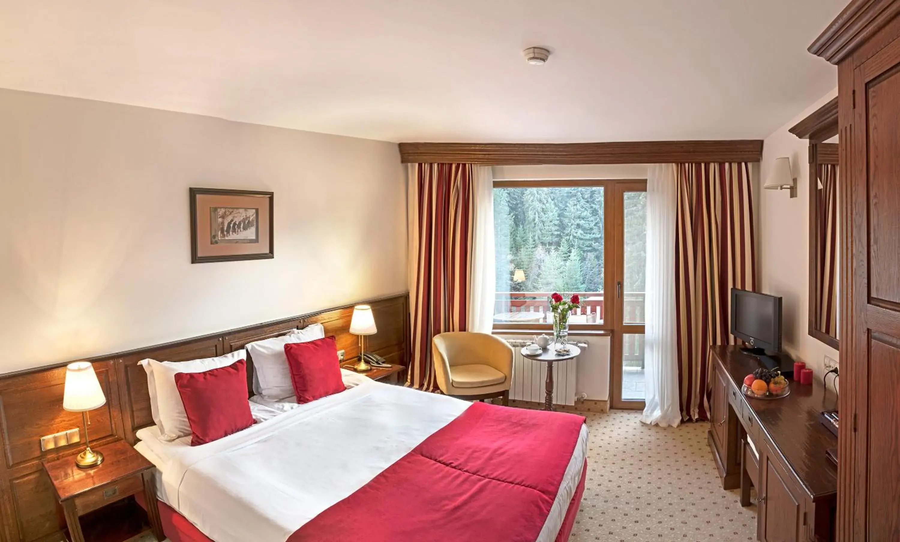 Double or Twin Room with Forest View - single occupancy in Hotel Yastrebets Wellness & Spa Double or Twin Room with Forest View - single occupancy in Hotel Yastrebets Wellness & Spa