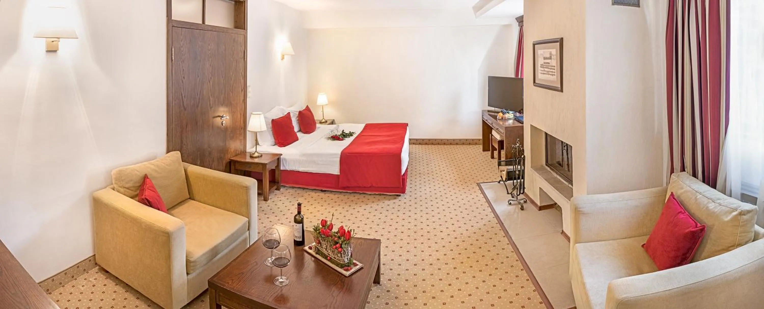 Bed in Hotel Yastrebets Wellness & Spa