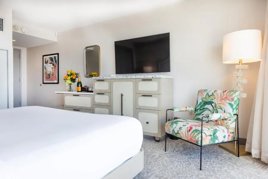 Bed in Ocean Club Hotel