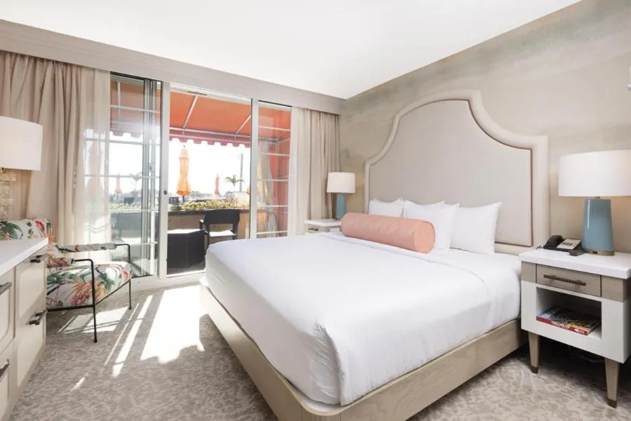 Bed in Ocean Club Hotel