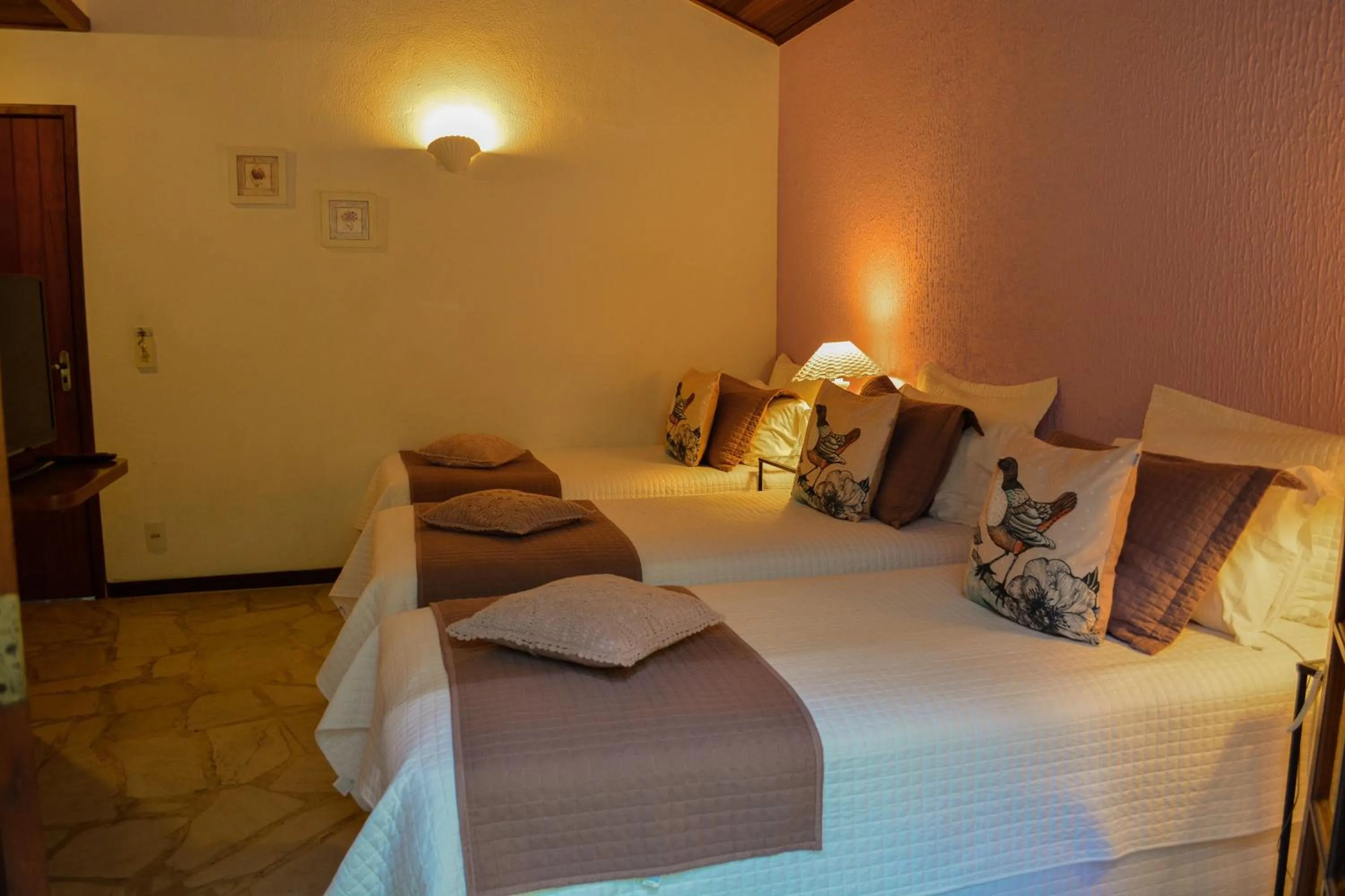 Bedroom, Bed in Pousada do Namorado