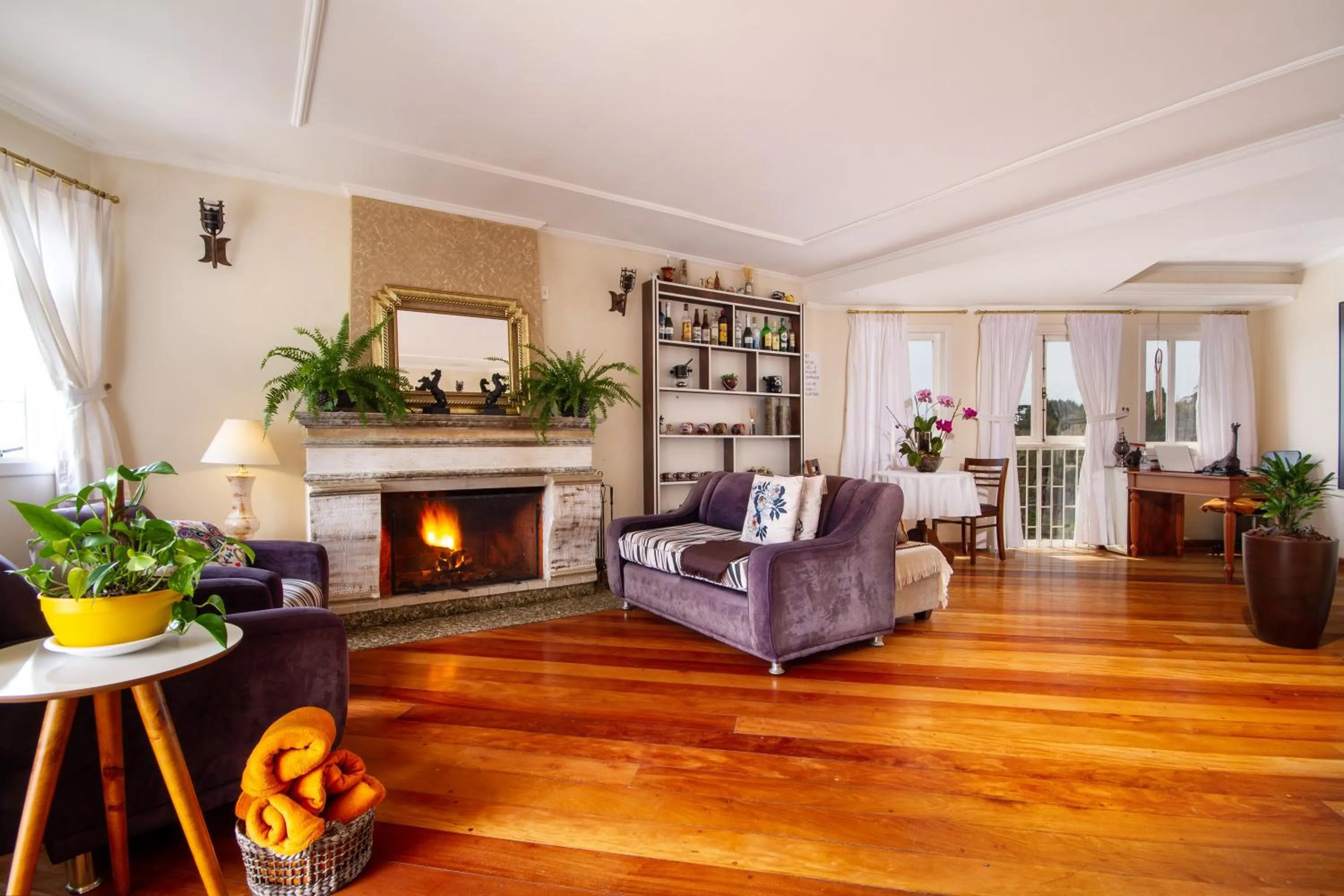 Living room in Pousada Confraria da Terra