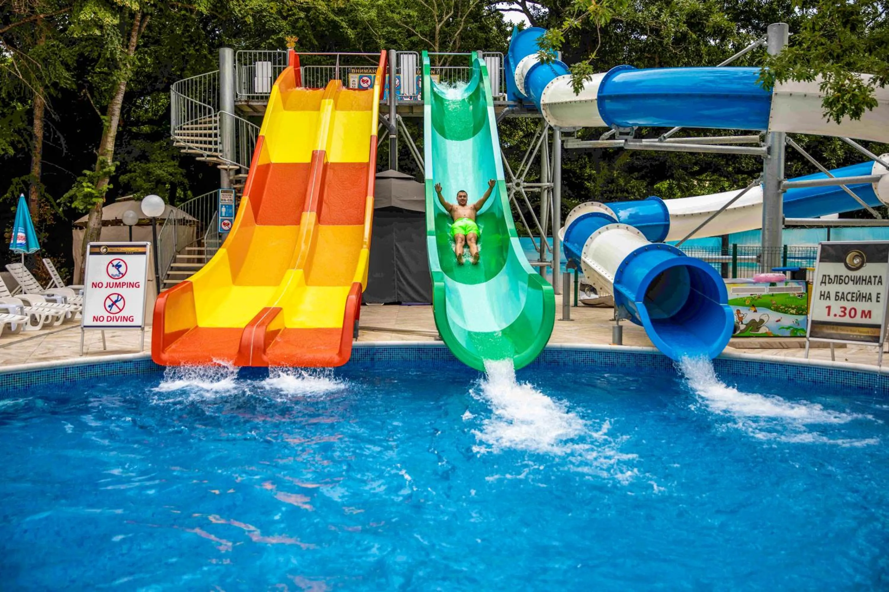 Aqua park in Prestige Deluxe Hotel Aquapark Club - All inclusive