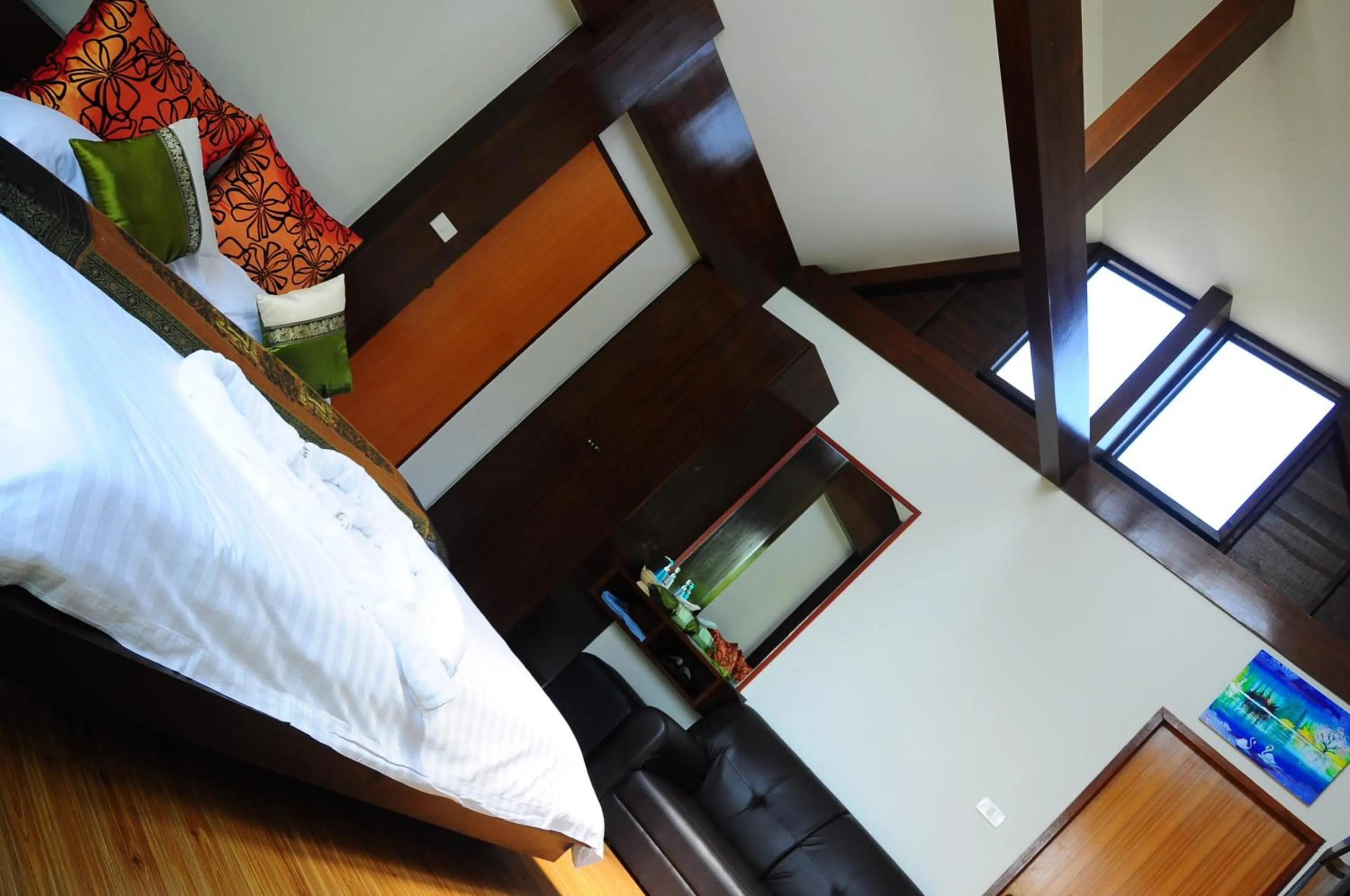 Bed in Phumimalee Nature View Resort