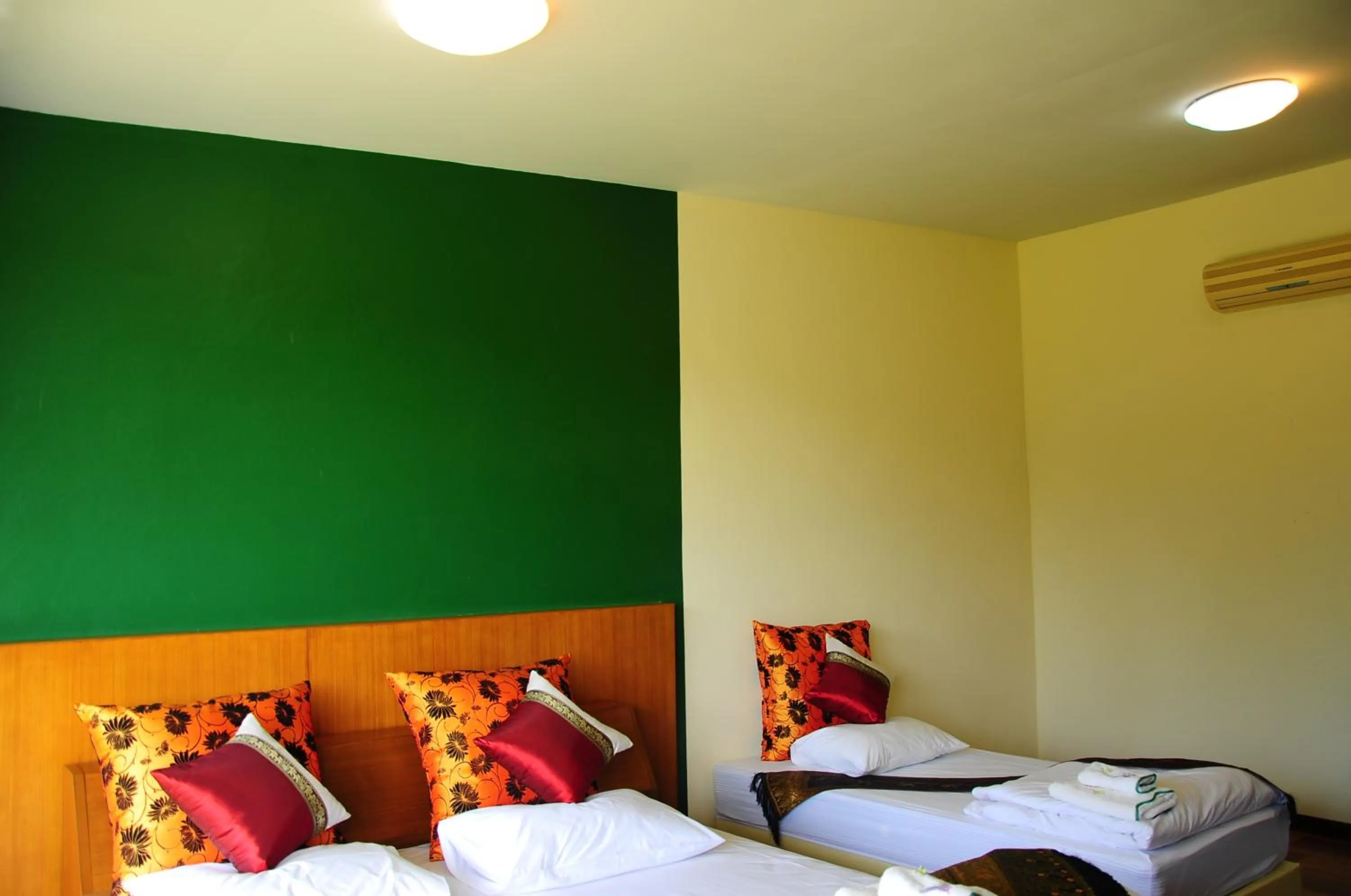 Bed in Phumimalee Nature View Resort