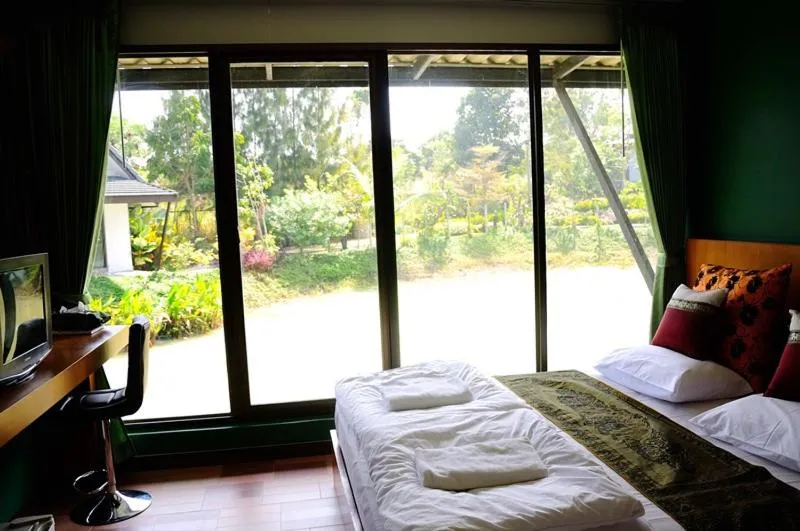 Bed in Phumimalee Nature View Resort