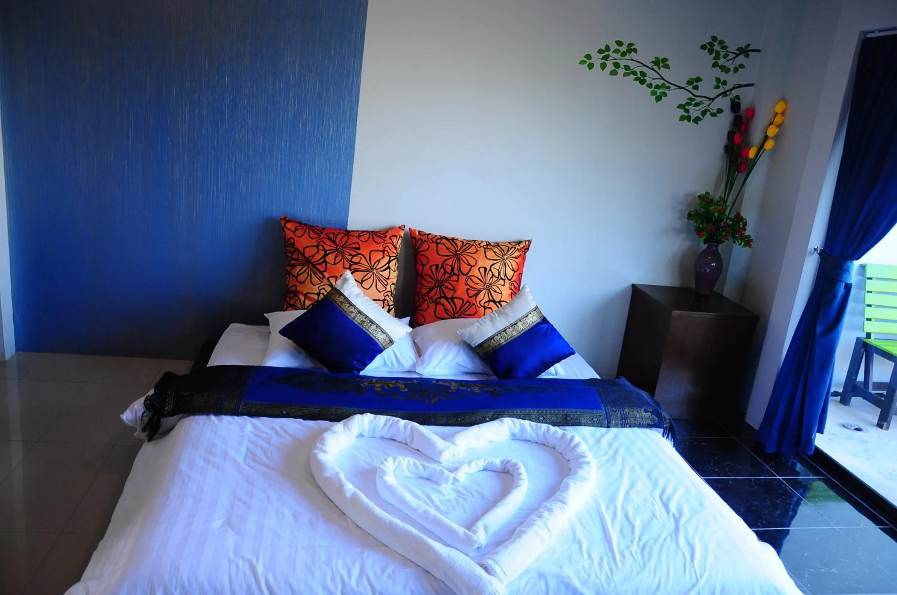 Bed in Phumimalee Nature View Resort