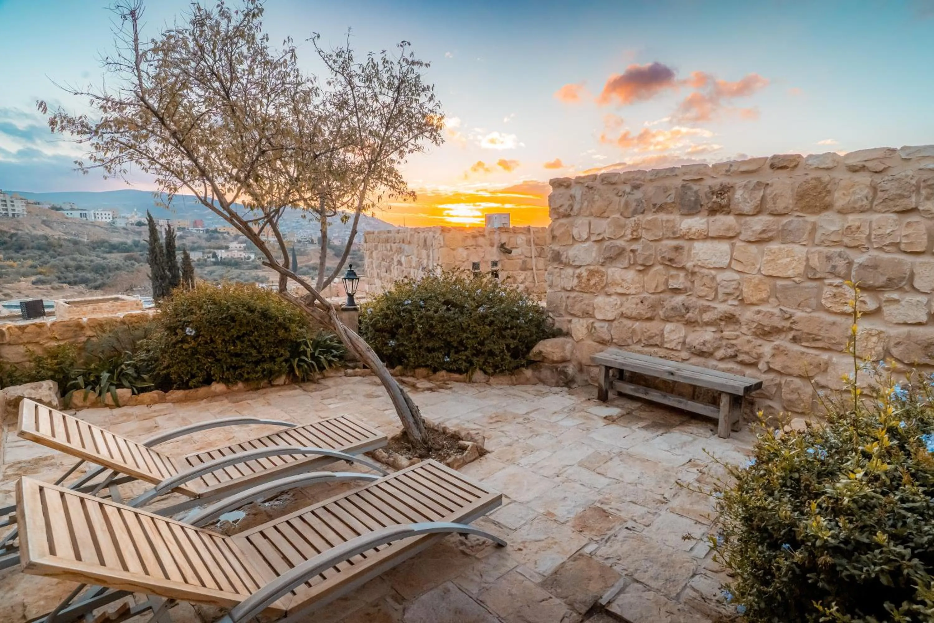 Open Air Bath in The Old Village Hotel & Resort
