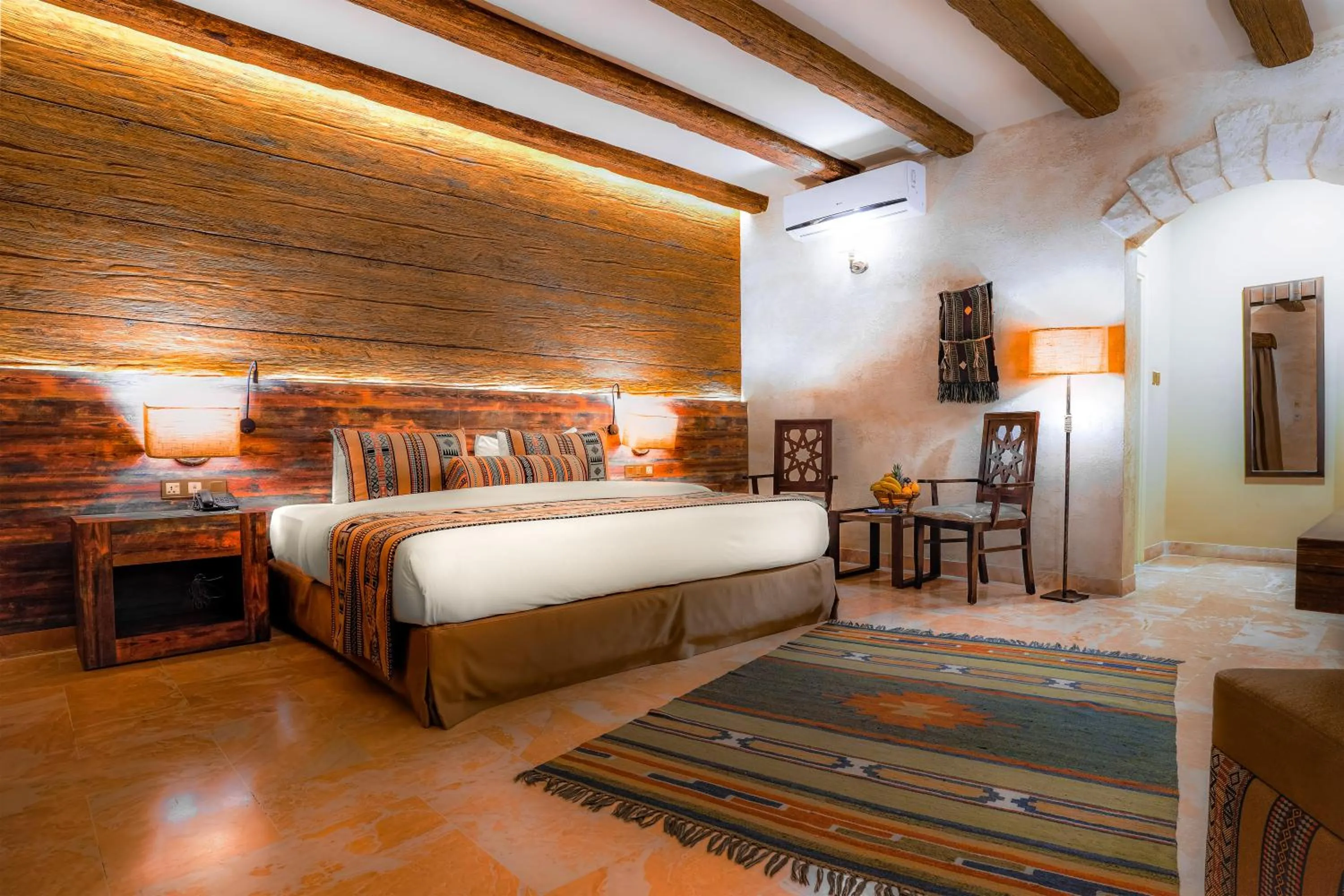 Bed in The Old Village Hotel & Resort