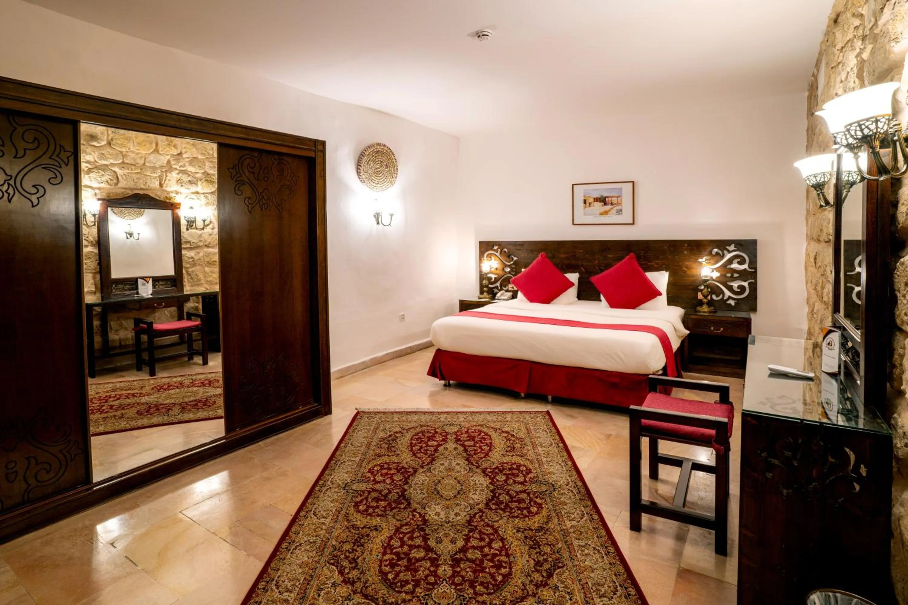 Bed in The Old Village Hotel & Resort