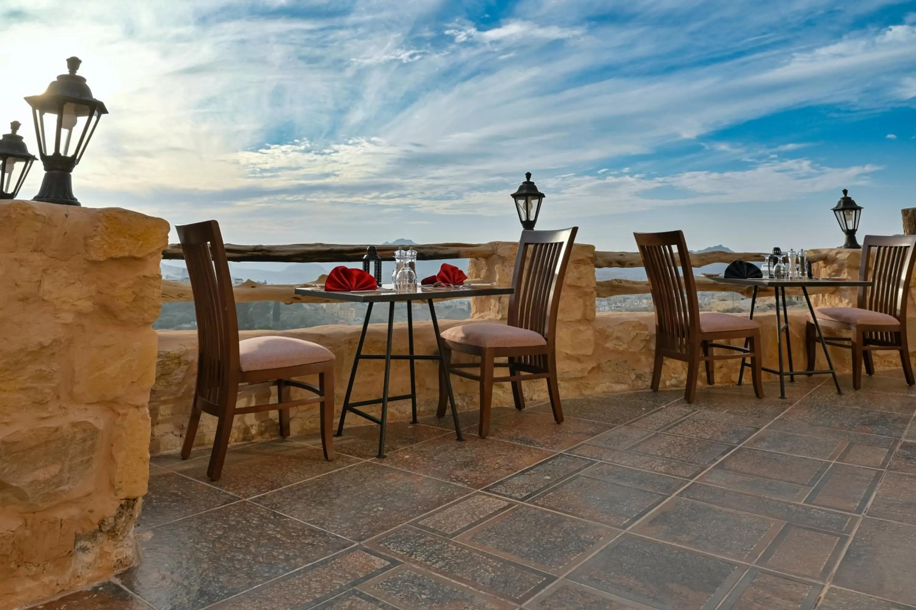 Patio in The Old Village Hotel & Resort