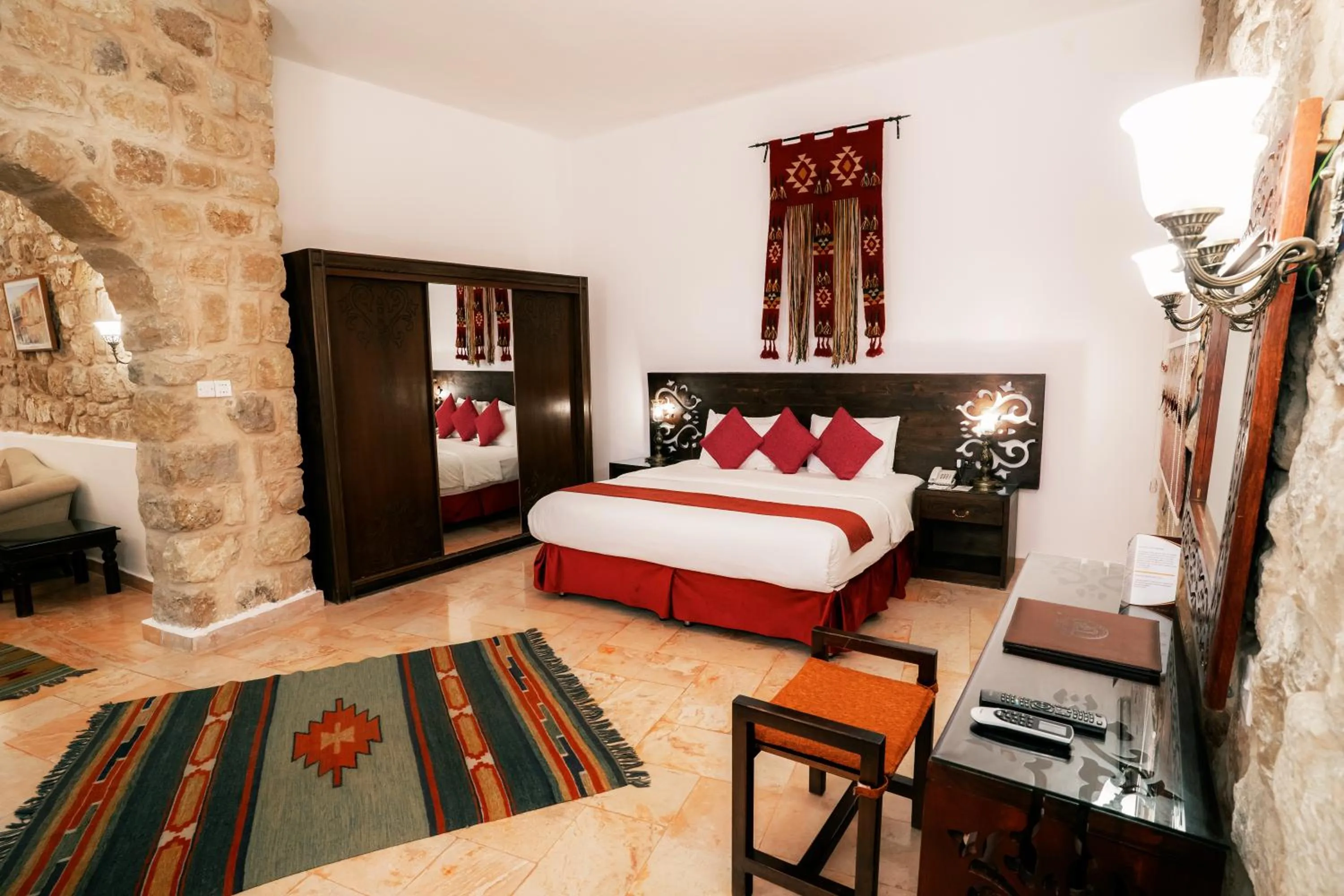 Bed in The Old Village Hotel & Resort