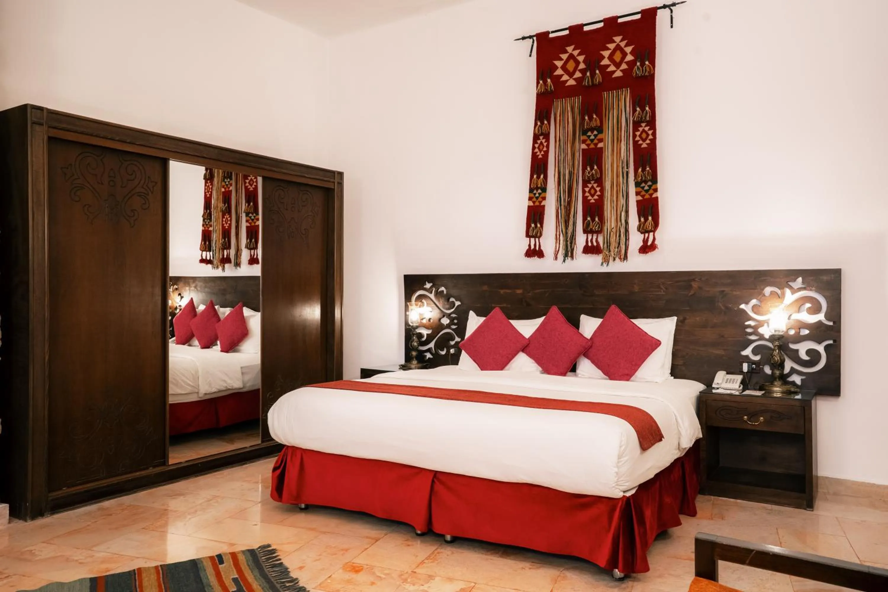 Bed in The Old Village Hotel & Resort