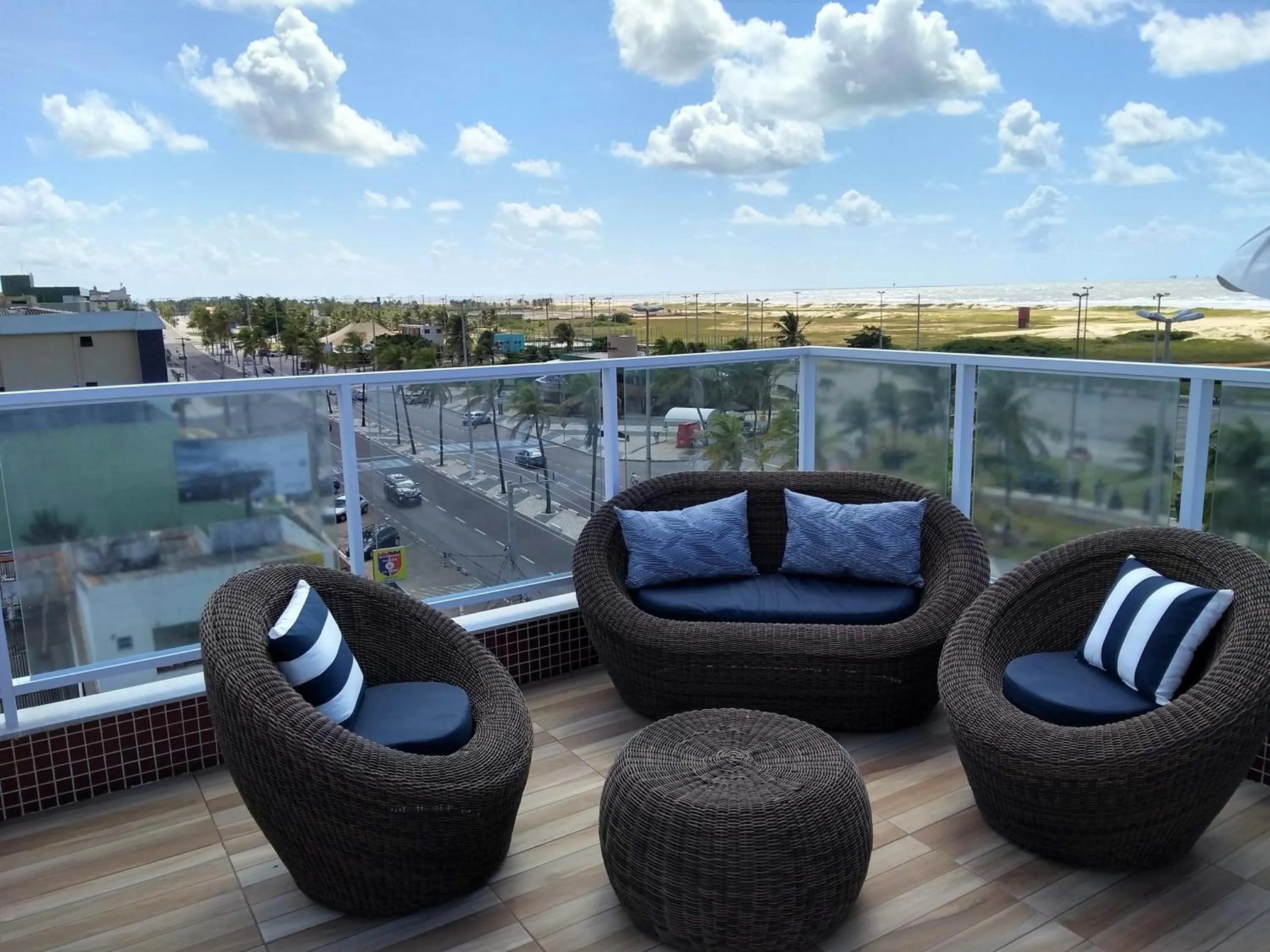 Balcony/Terrace in Simas Praia Hotel