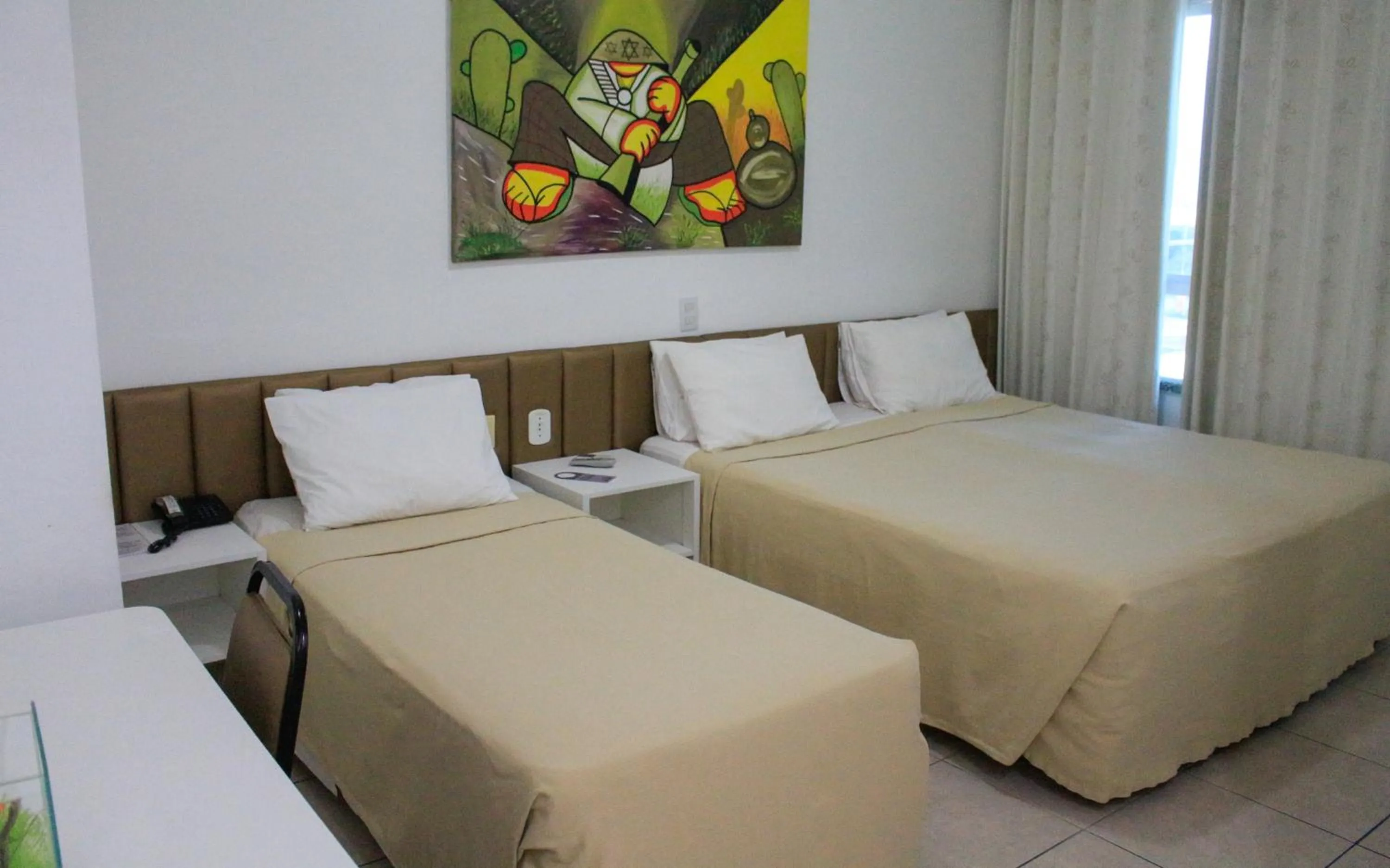 Bed in Simas Praia Hotel
