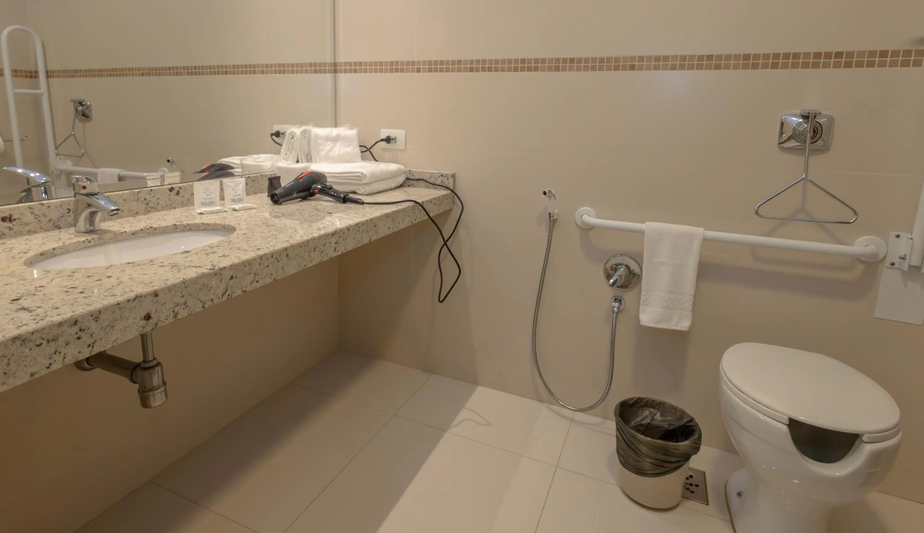 Toilet in Lizon Curitiba Hotel