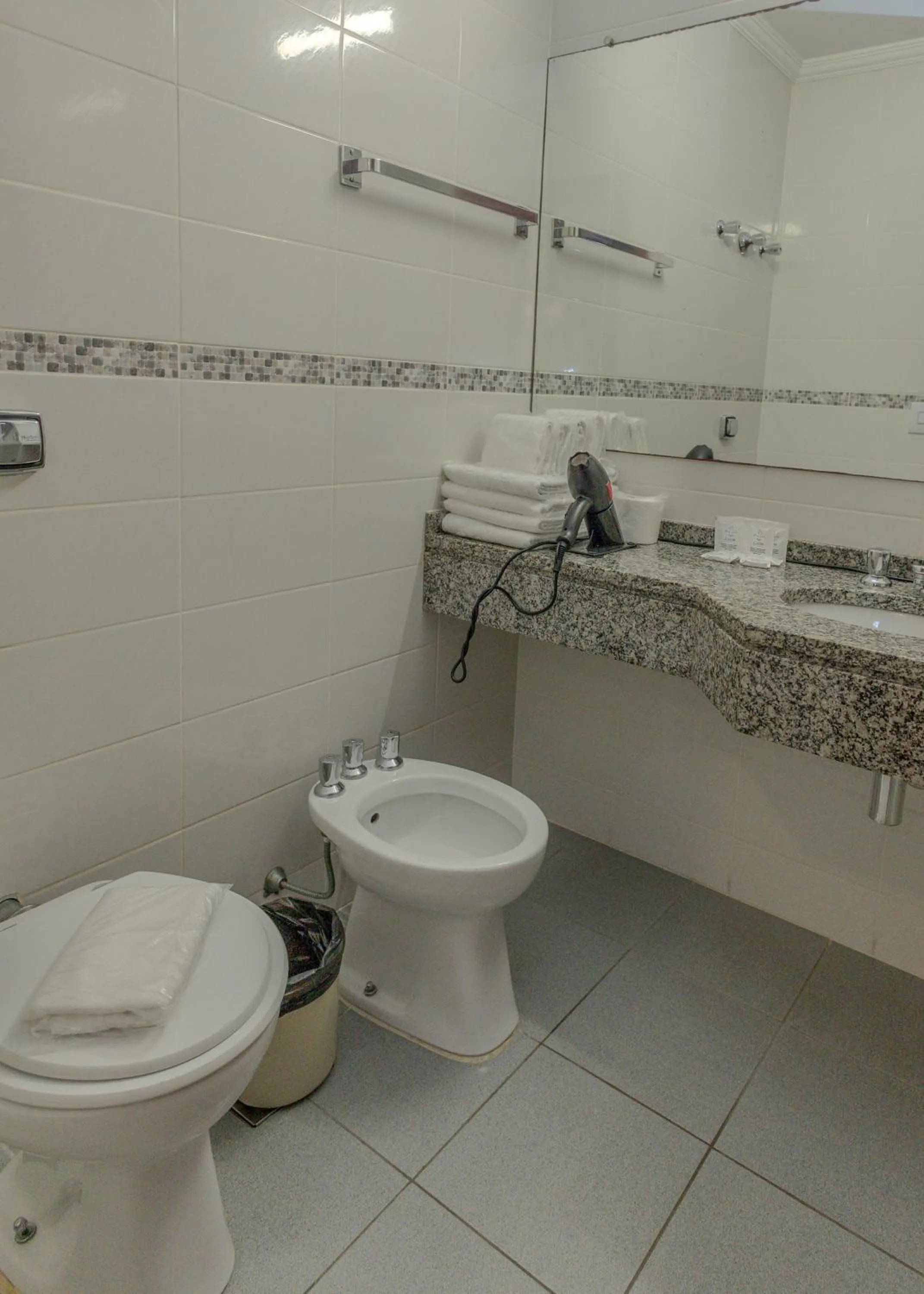 Toilet in Lizon Curitiba Hotel