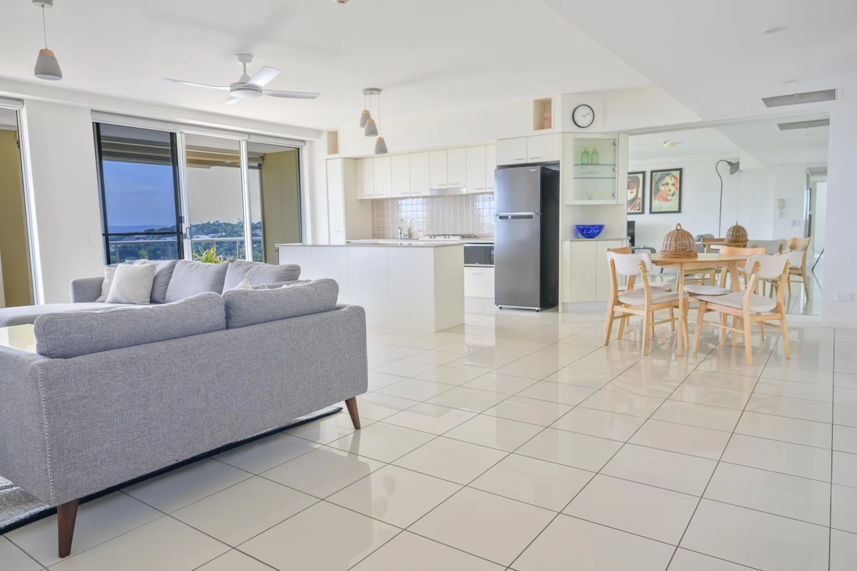 Living room in Grandview Apartments