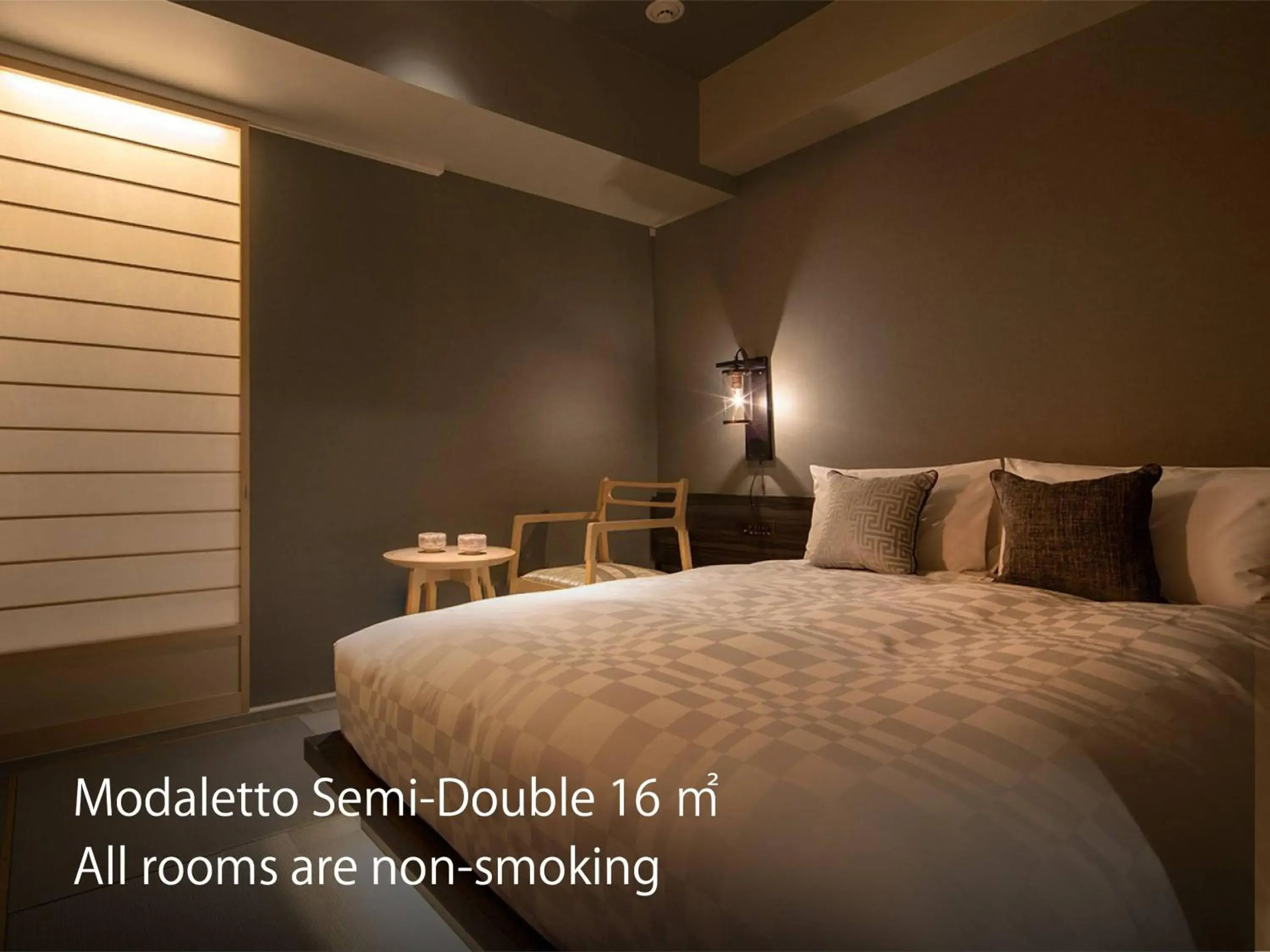 Small Double Room For Single Use in Hotel Resol Kyoto Kawaramachi Sanjo Small Double Room For Single Use in Hotel Resol Kyoto Kawaramachi Sanjo