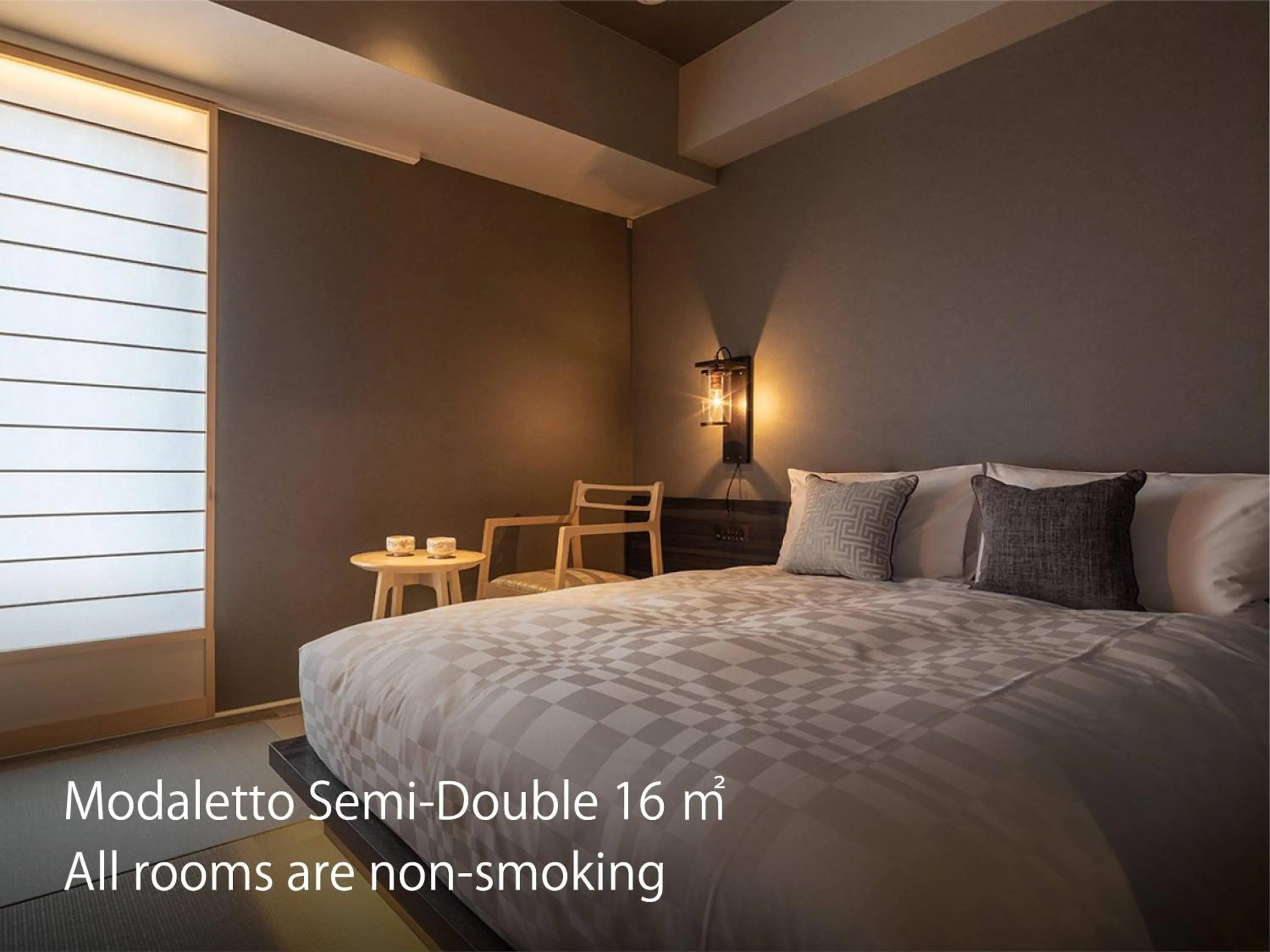 Photo of the whole room, Bed in Hotel Resol Kyoto Kawaramachi Sanjo