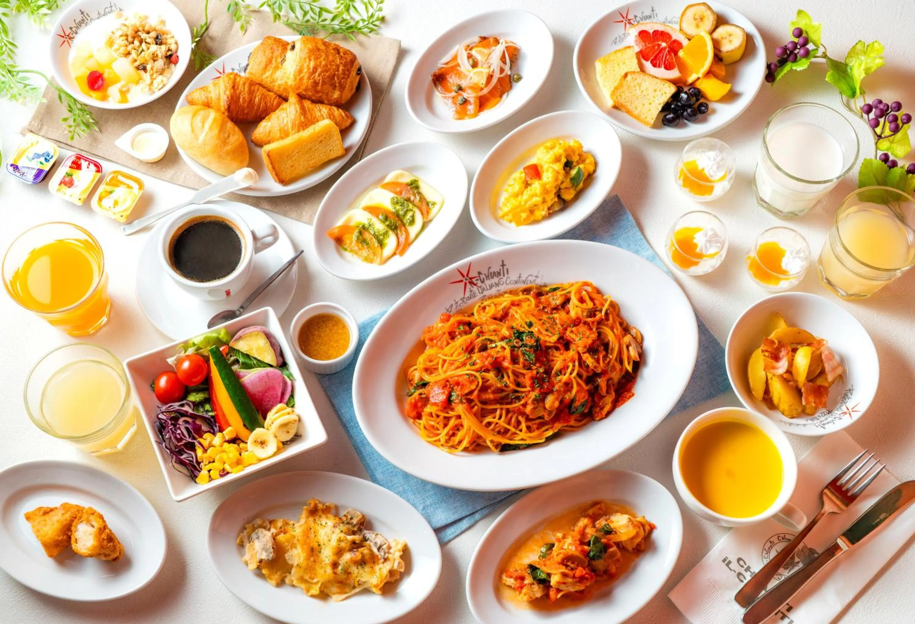 Buffet breakfast in Hotel Resol Kyoto Kawaramachi Sanjo