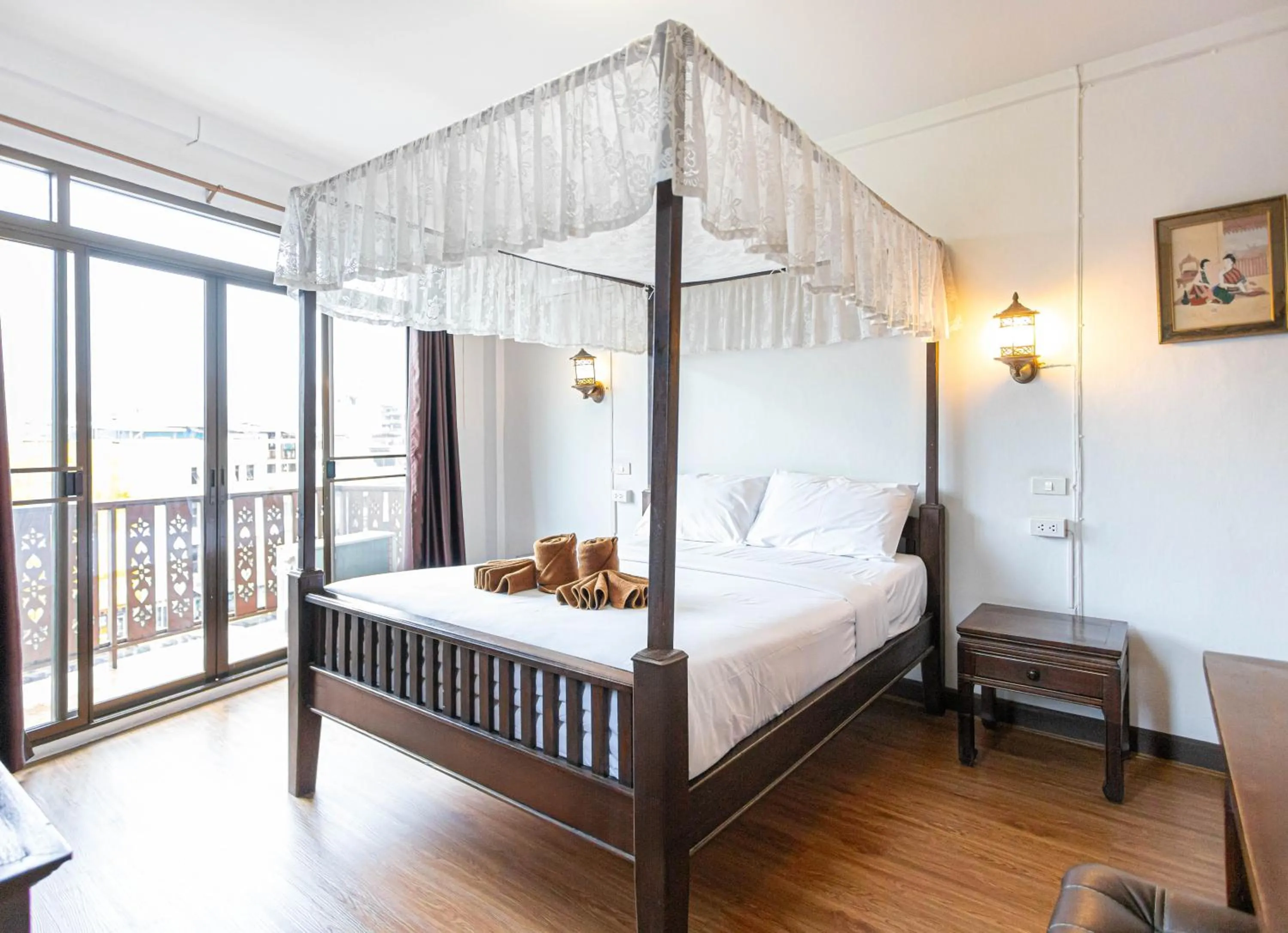 Bed in SK Boutique Mahanakhon