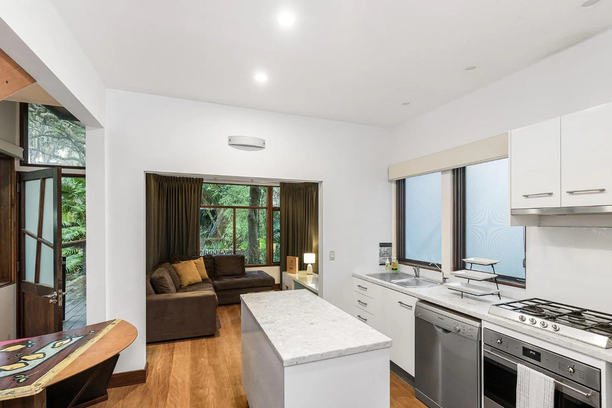 Kitchen or kitchenette in Shambhala @ Byron