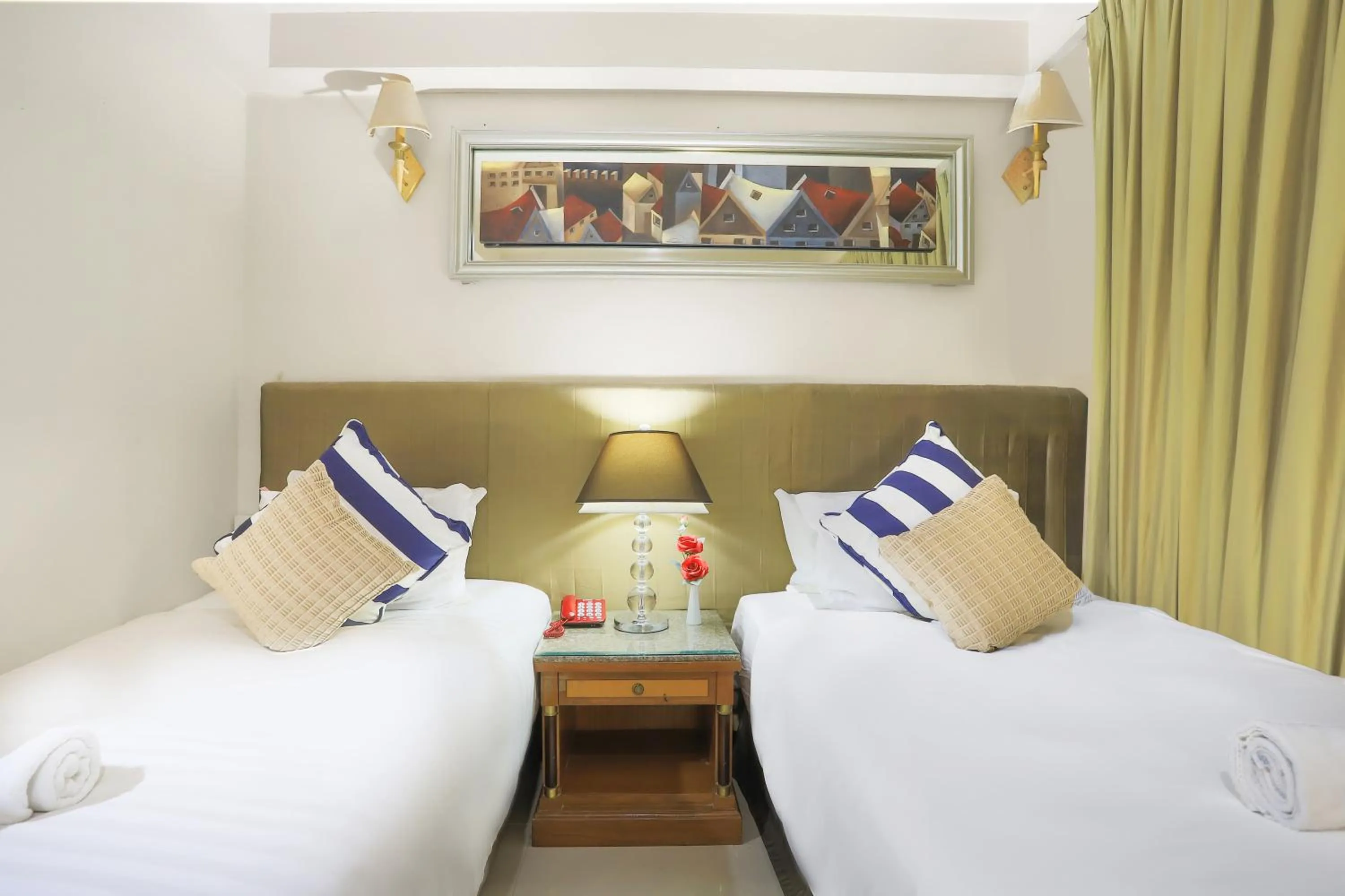 Bed in Diamond City Hotel SHA Certified