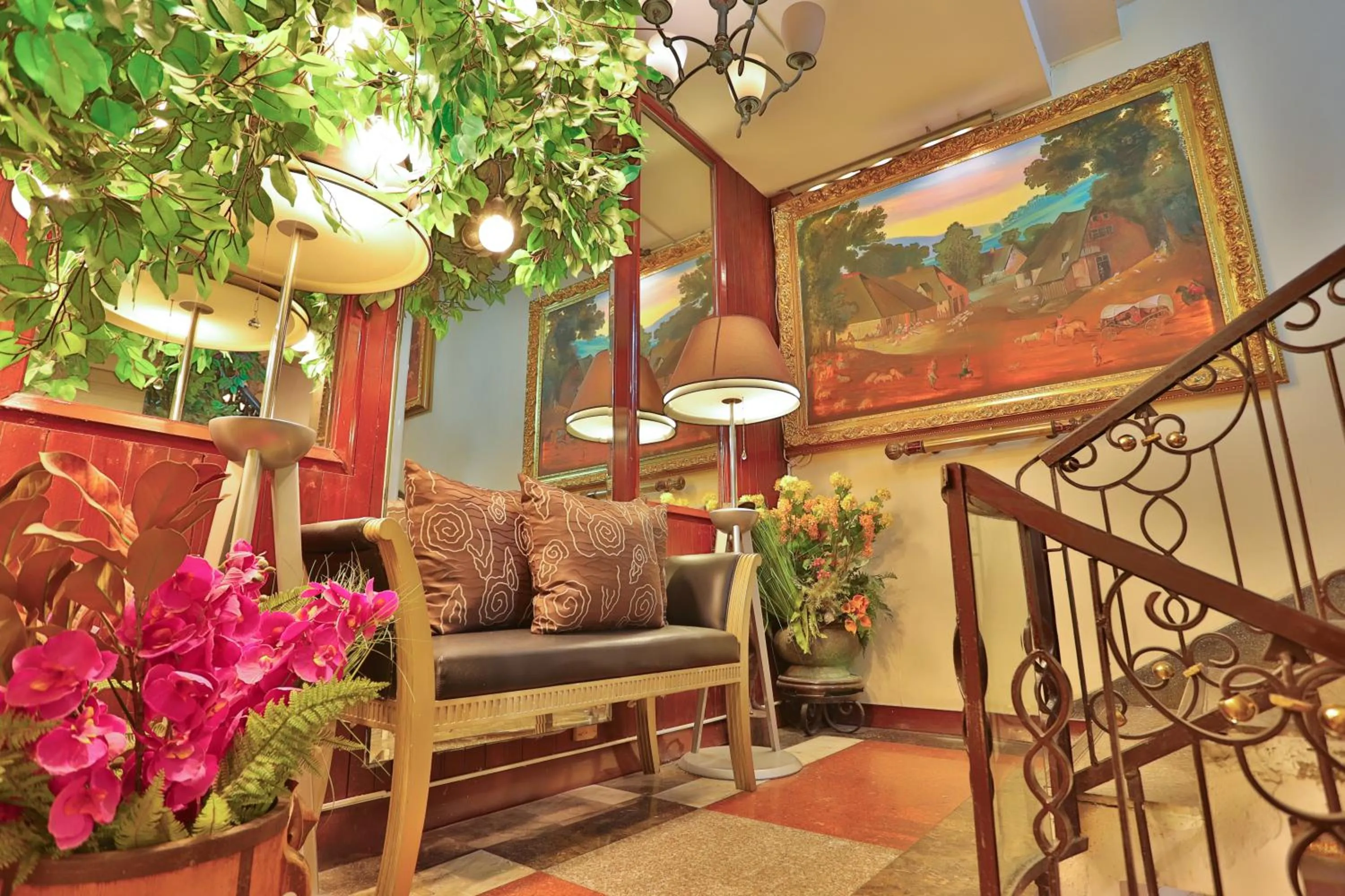 Seating area in Diamond City Hotel SHA Certified