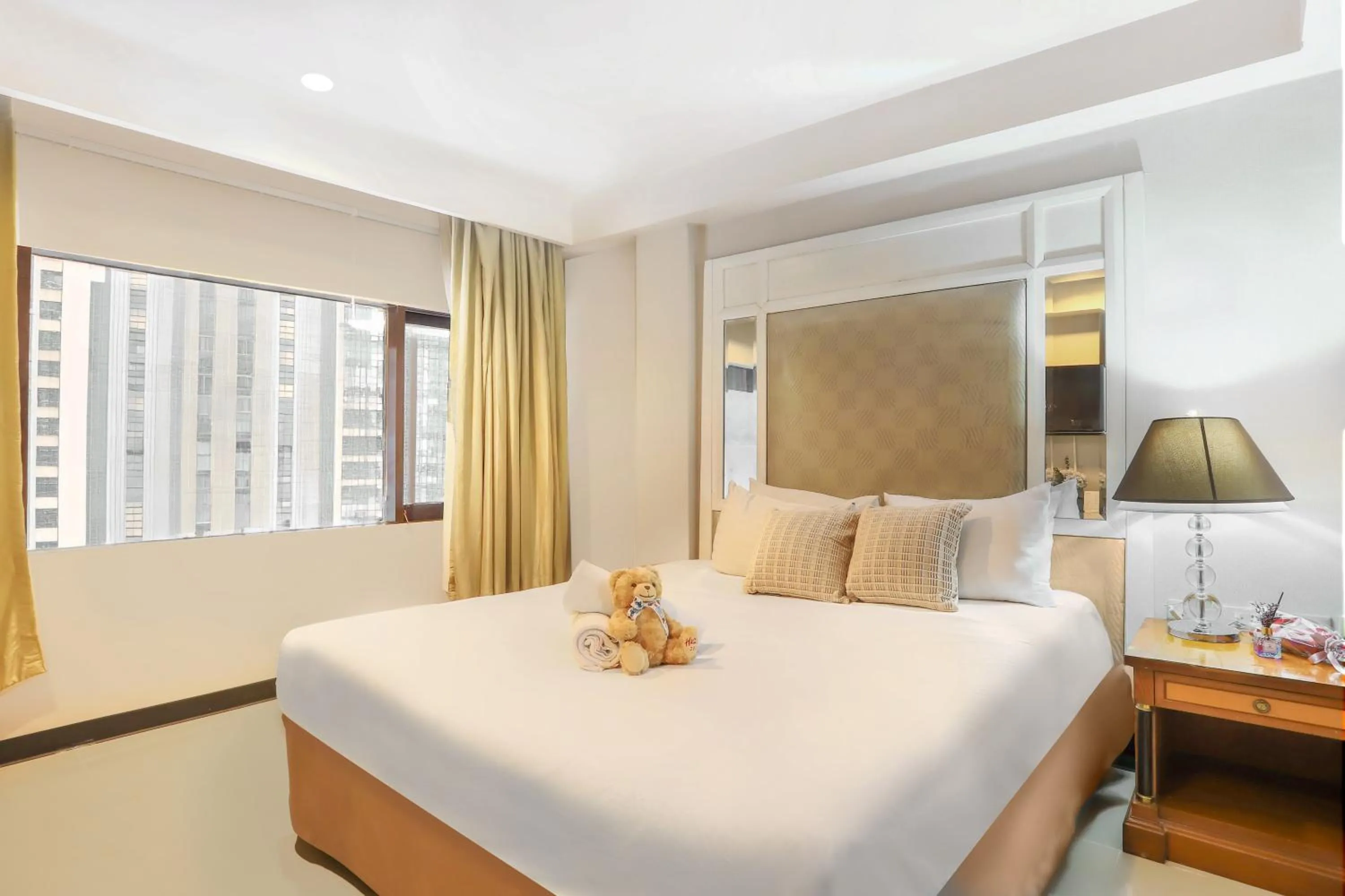 Bed in Diamond City Hotel SHA Certified