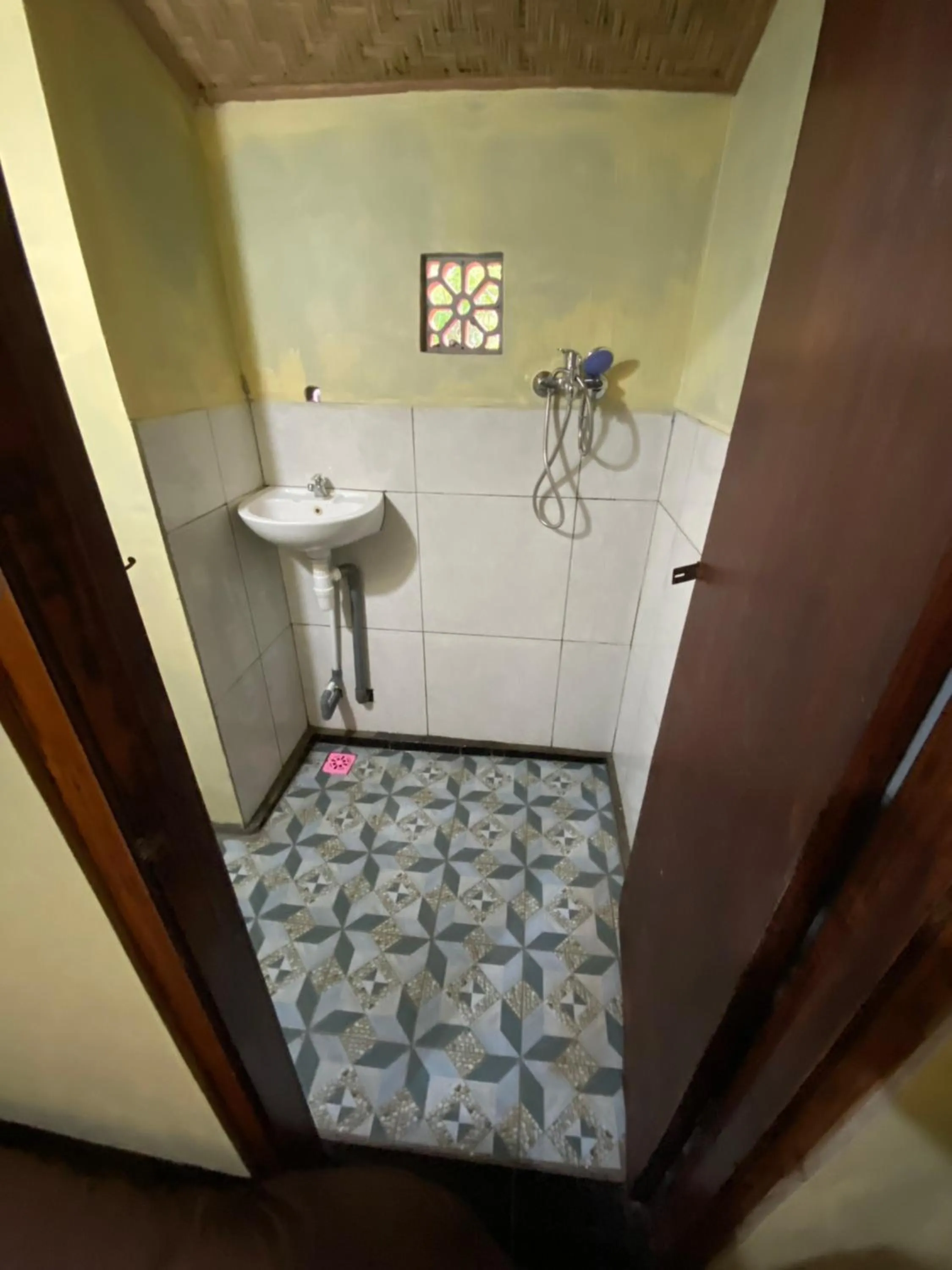 Bathroom in Batur Bamboo Cabin by ecommerceloka