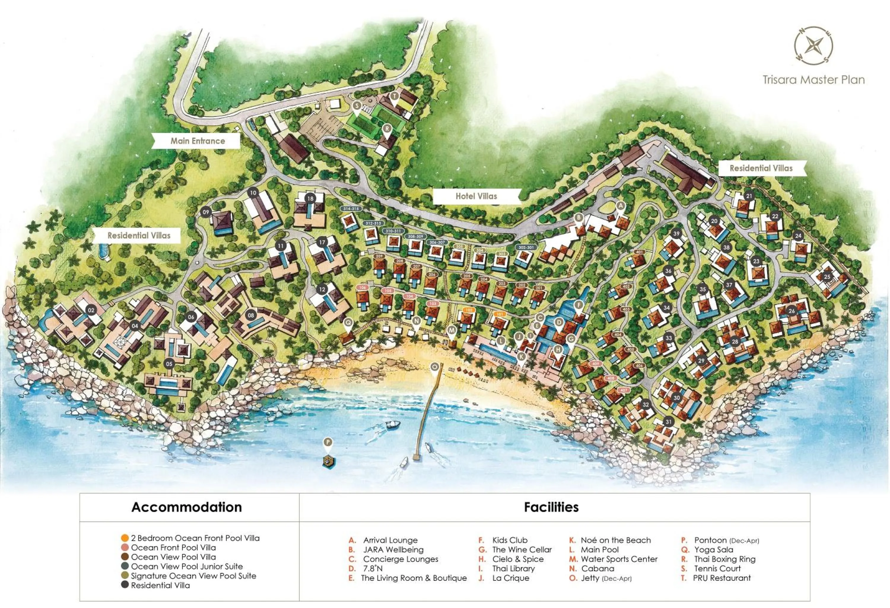 Landmark view in Trisara Villas & Residences Phuket