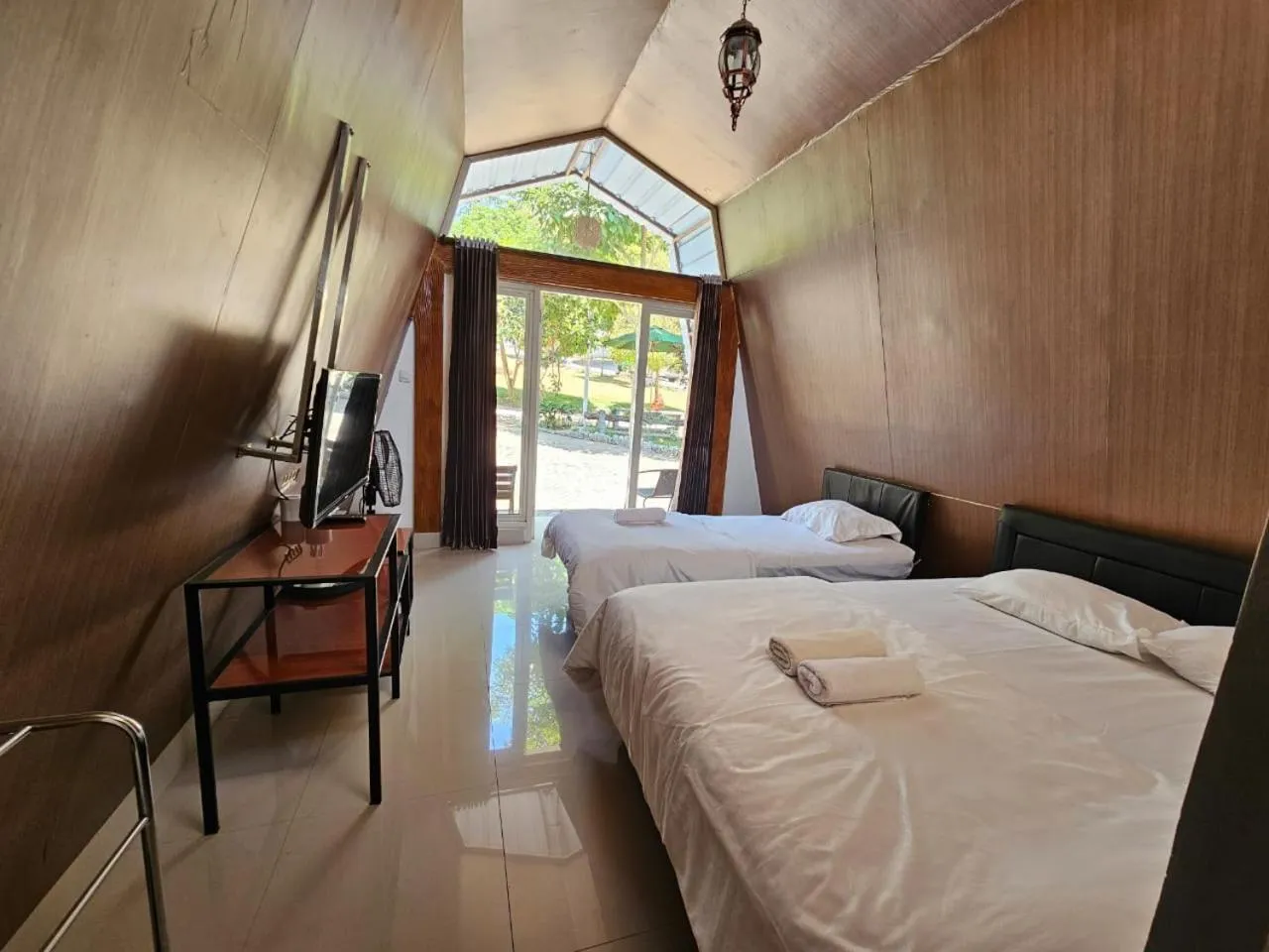 Bed in Bromo Camp House